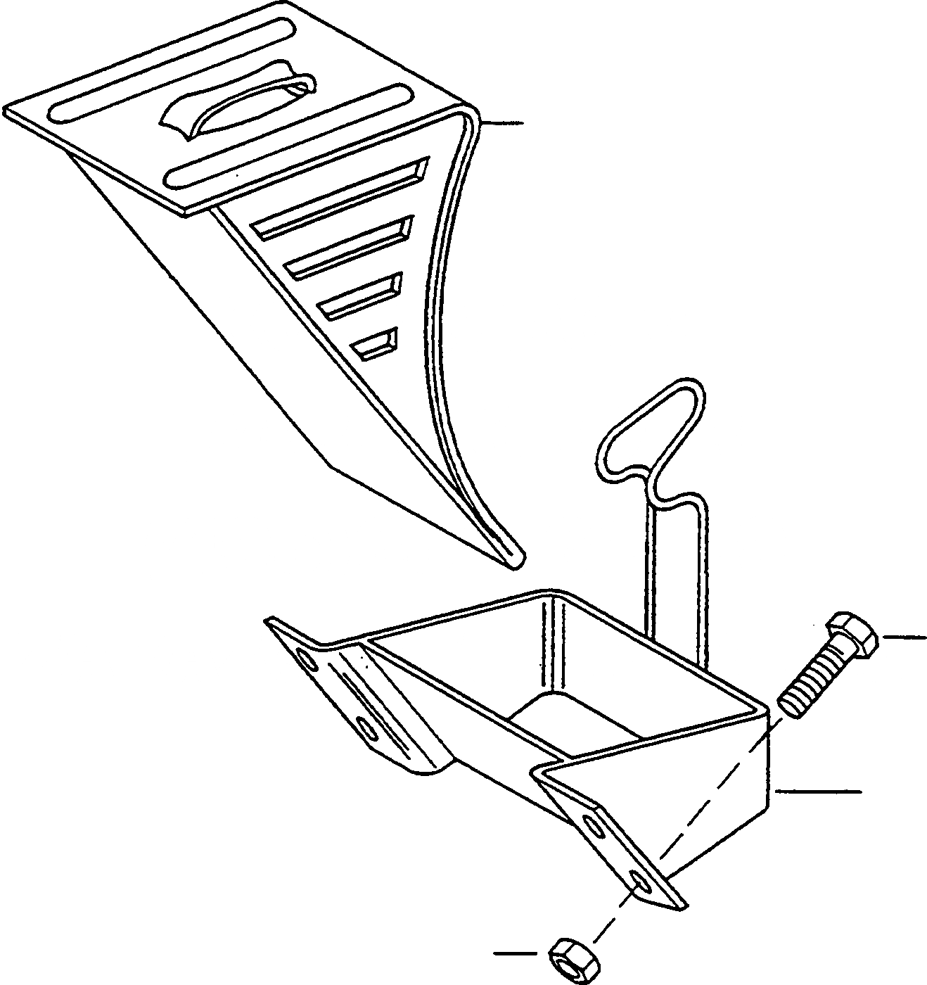 Схема запчастей Komatsu WA90-1S - WКРОМКА И ATTACHEMENT ИНСТРУМЕНТ, АКСЕССУАРЫ, БУКВЕНН.
