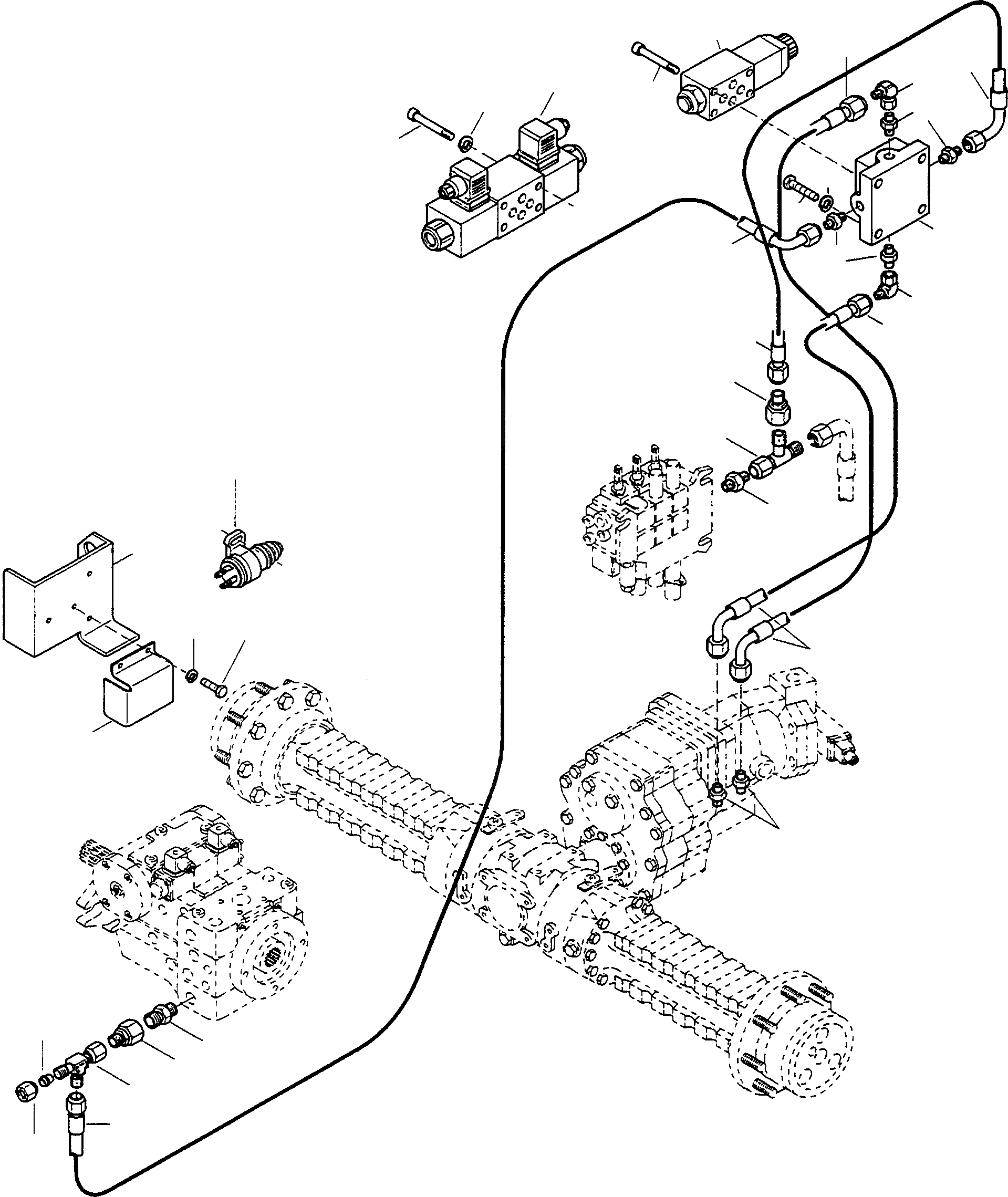 Схема запчастей Komatsu WA90-1S - ПРИВОД КОРПУС УПРАВЛ-ЕS ТРАНСМИССИЯ, КРЕСТОВИНА