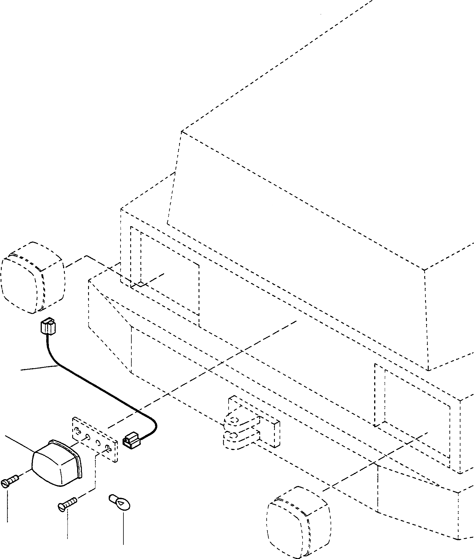 Схема запчастей Komatsu WA90-1S - LICENCE ПЛАСТИНА LIGHT ЭЛЕКТРИЧ. СИСТЕМА