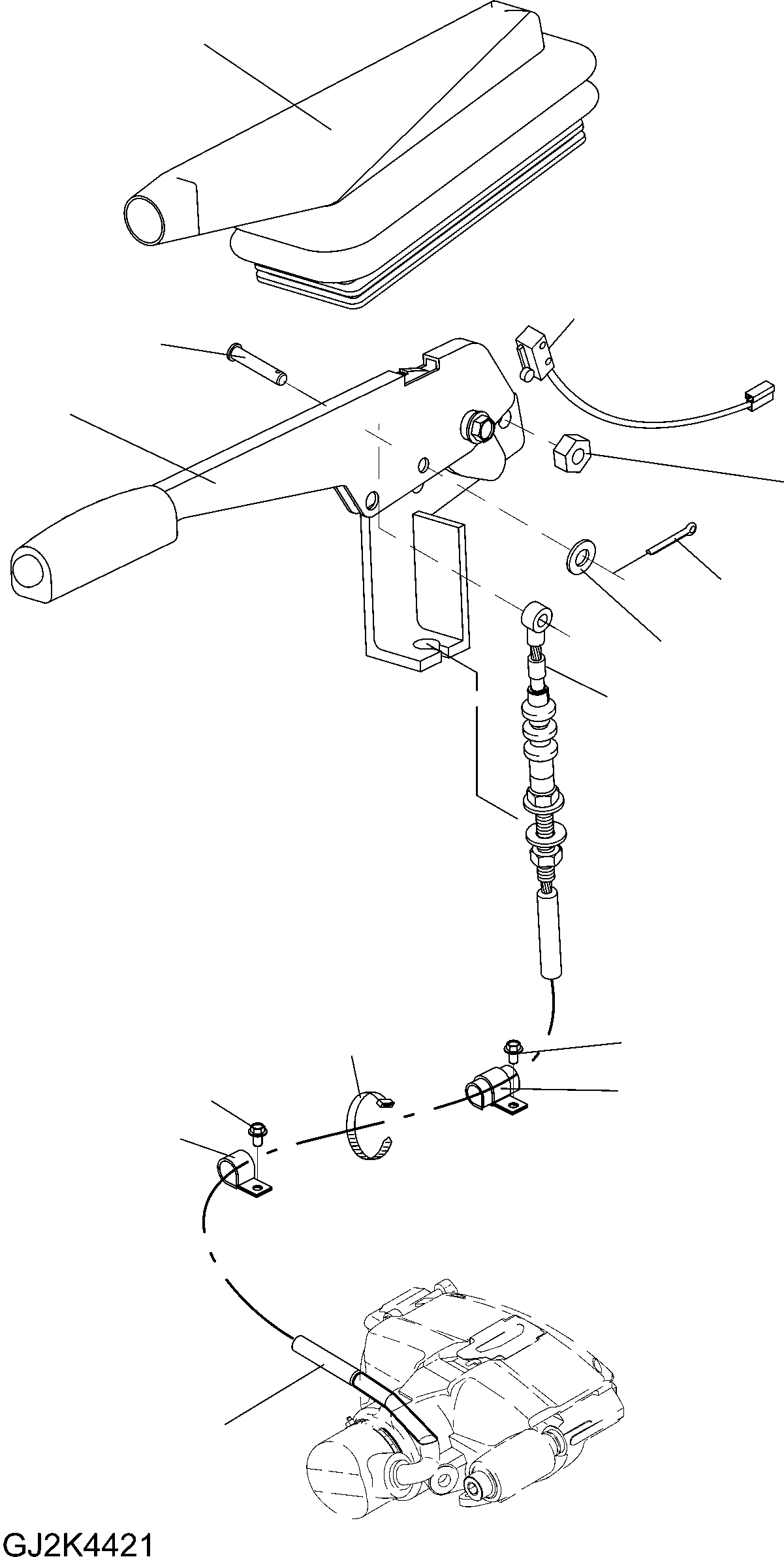 Схема запчастей Komatsu WA90-5 30 km - HAND ТОРМОЗ. И OPERATING ASSEMBLY 9 ТОРМОЗ. СИСТЕМА