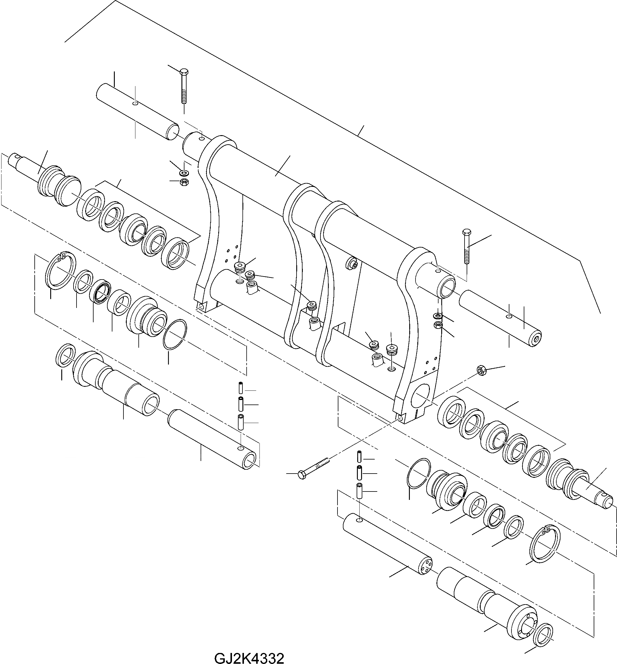Схема запчастей Komatsu WA90-6 - БЫСТРОСЪЕМН. МЕХ-М (ВНУТР. ЧАСТИ) T РАБОЧЕЕ ОБОРУДОВАНИЕ