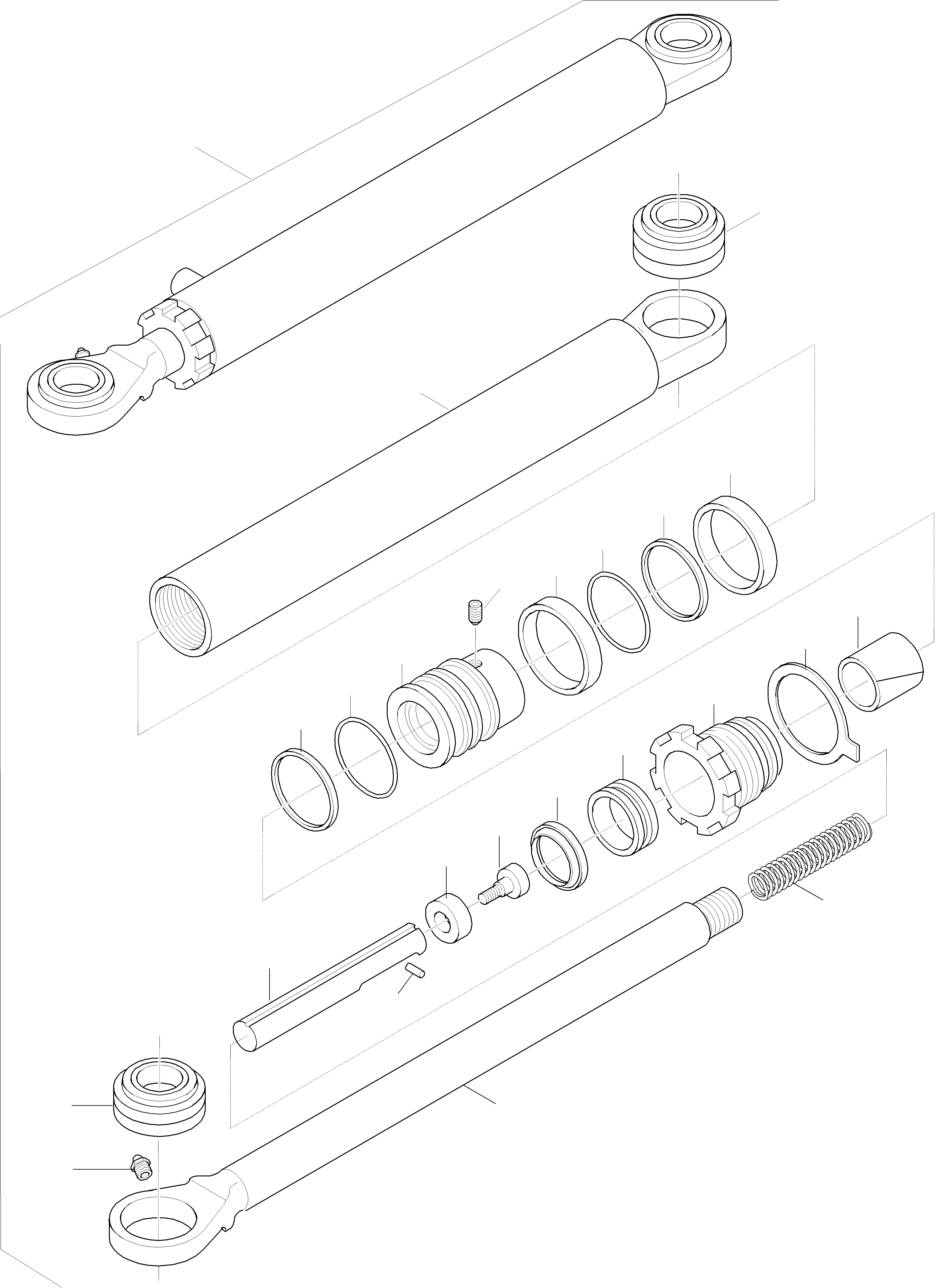 Схема запчастей Komatsu WA90-3 - ЦИЛИНДР РУЛЕВ. УПР-Я, EXECUTION I 7 РУЛЕВ. УПРАВЛЕНИЕ