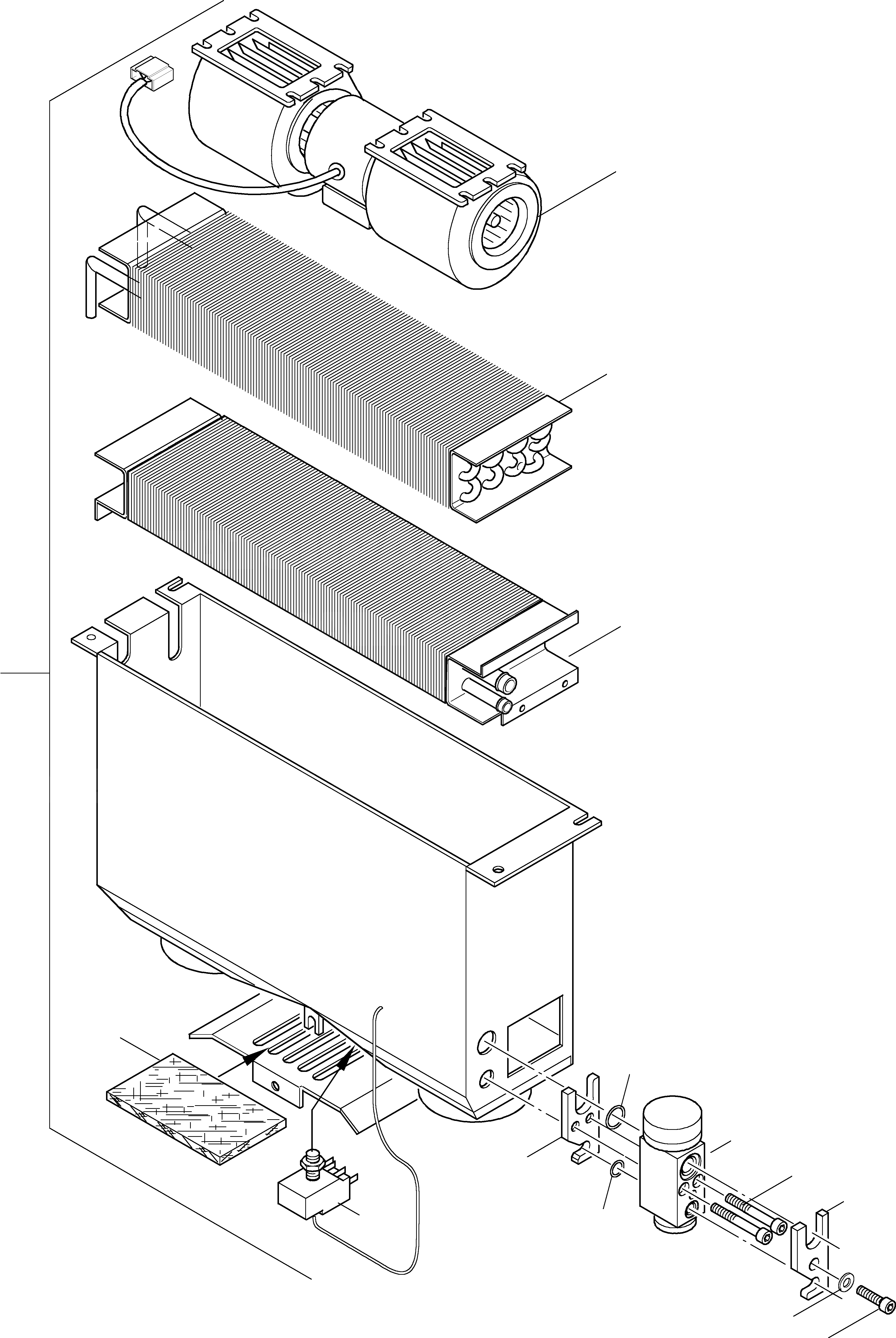 Схема запчастей Komatsu WA90-3 - КОНДИЦ. ВОЗДУХА КОНДИЦ. ВОЗДУХА