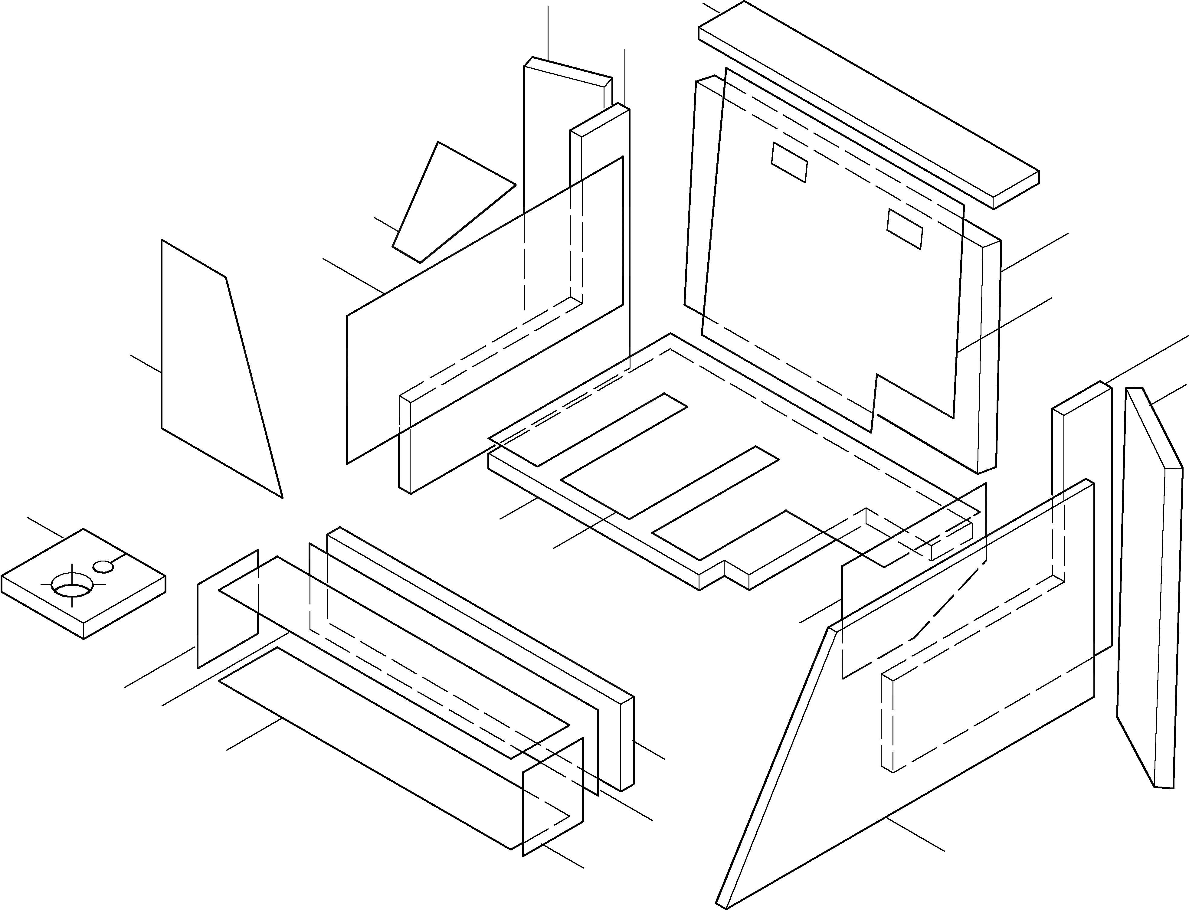 Схема запчастей Komatsu WA90-3 - SOUNDЗАЩИТА, БЕЗОПАСН. КАБИНА ПРИВОДRS КАБИНА