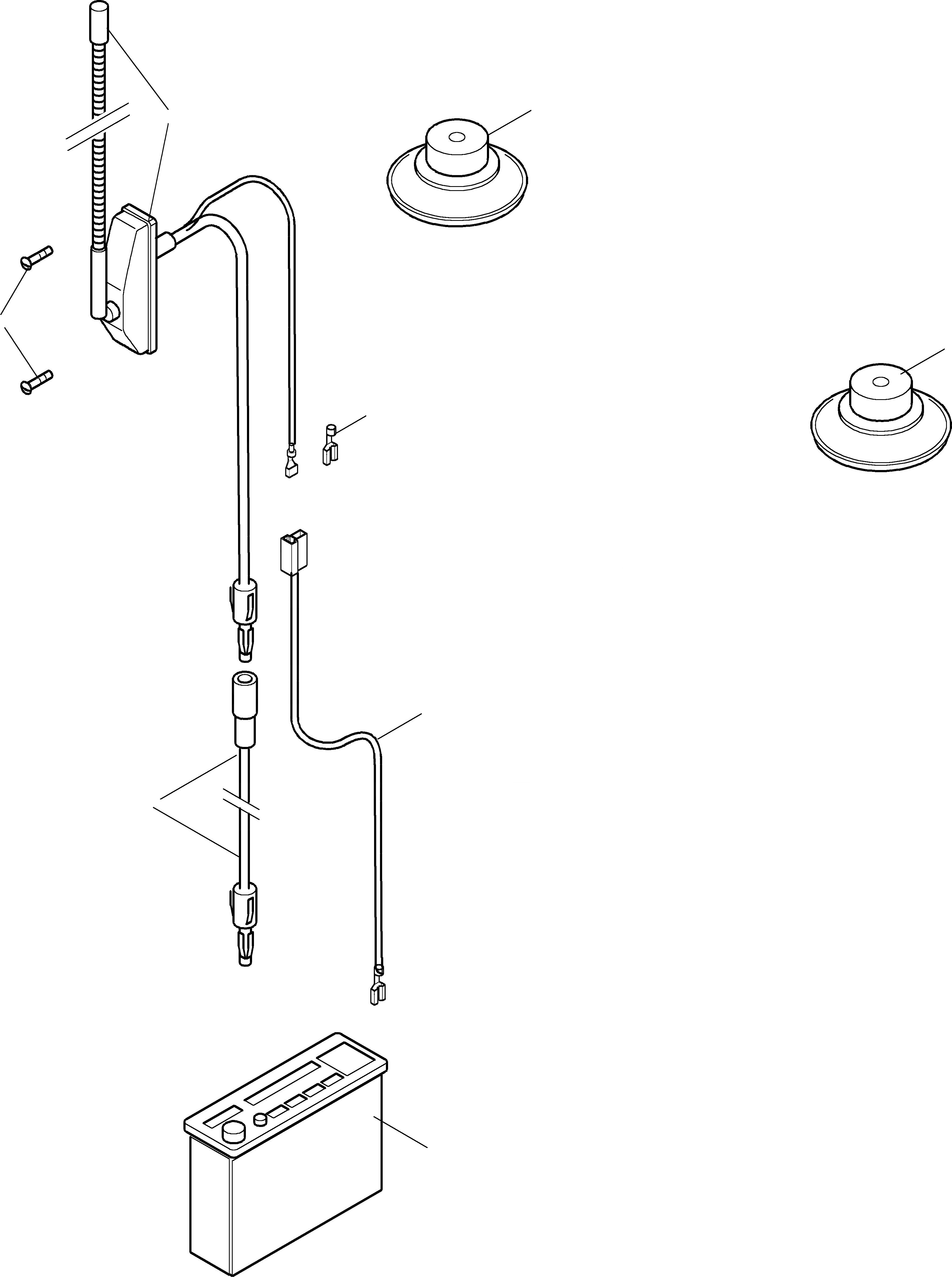 Схема запчастей Komatsu WA90-3 - РАДИО ЭЛЕКТРИЧ. СИСТЕМА