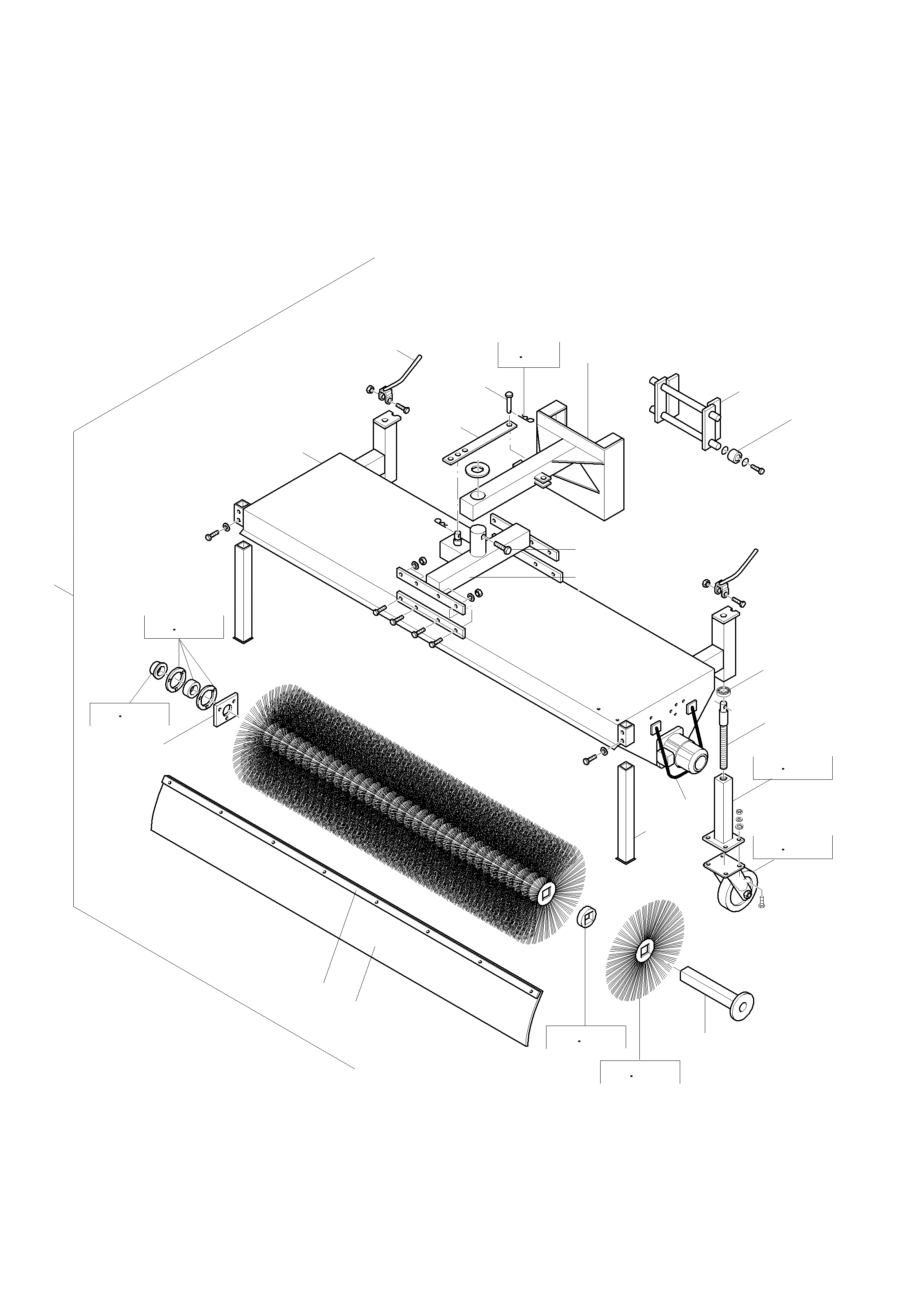 Схема запчастей Komatsu WA90-3 - SWEEPER SWEEPER