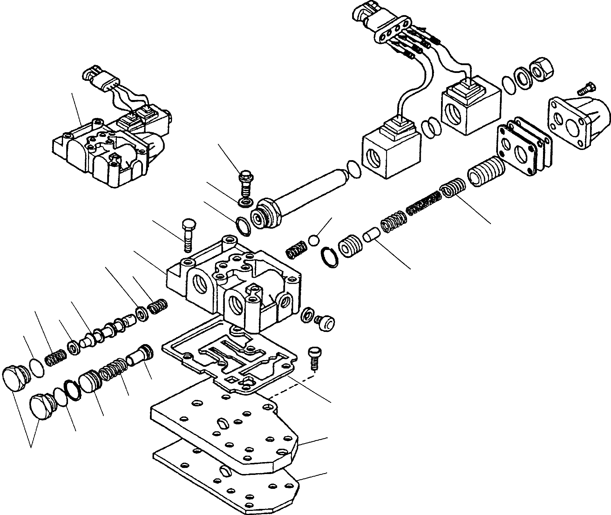 Схема запчастей Komatsu WB140-2 - ТРАНСМИССИЯ (WD) (/) РАМА