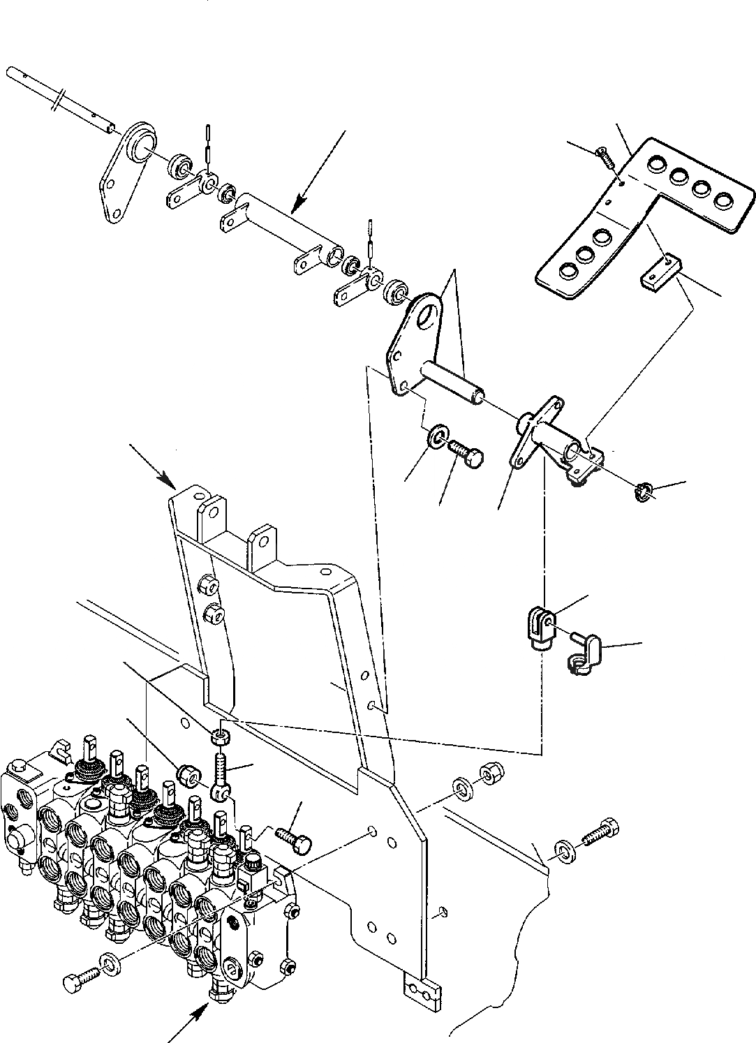 Схема запчастей Komatsu WB140-2 - ПЕДАЛЬ УПРАВЛ-Я ЭКСКАВ. (ПРАВ.) - KOMATSU LAYOUT УПРАВЛ-Е СИСТЕМА УПРАВЛЕНИЯ
