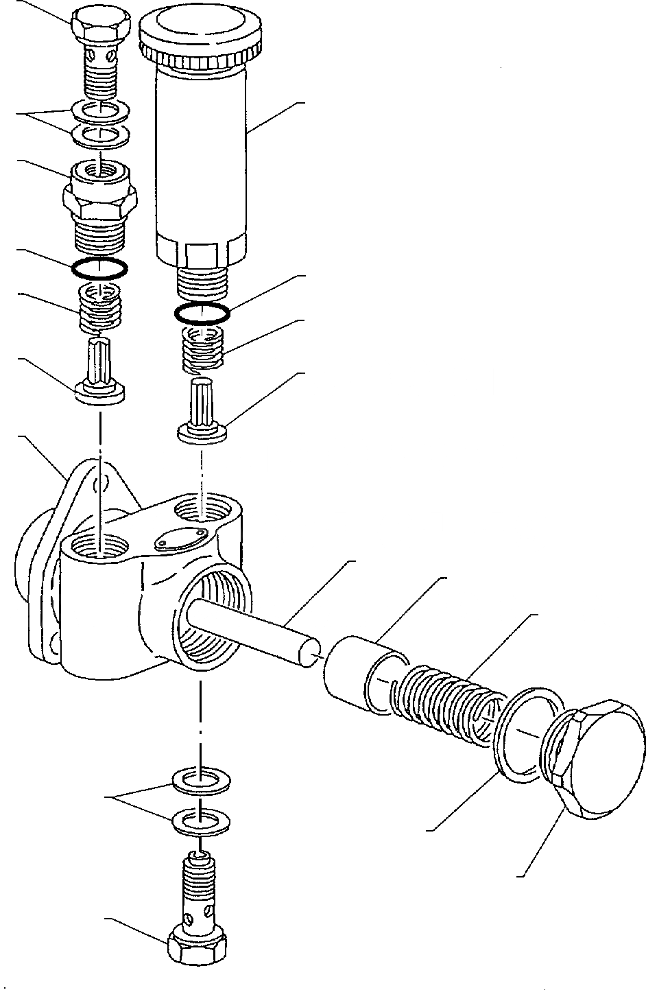 Схема запчастей Komatsu WB140PS-2 - ПОДКАЧИВАЮЩ. НАСОС ДВИГАТЕЛЬ