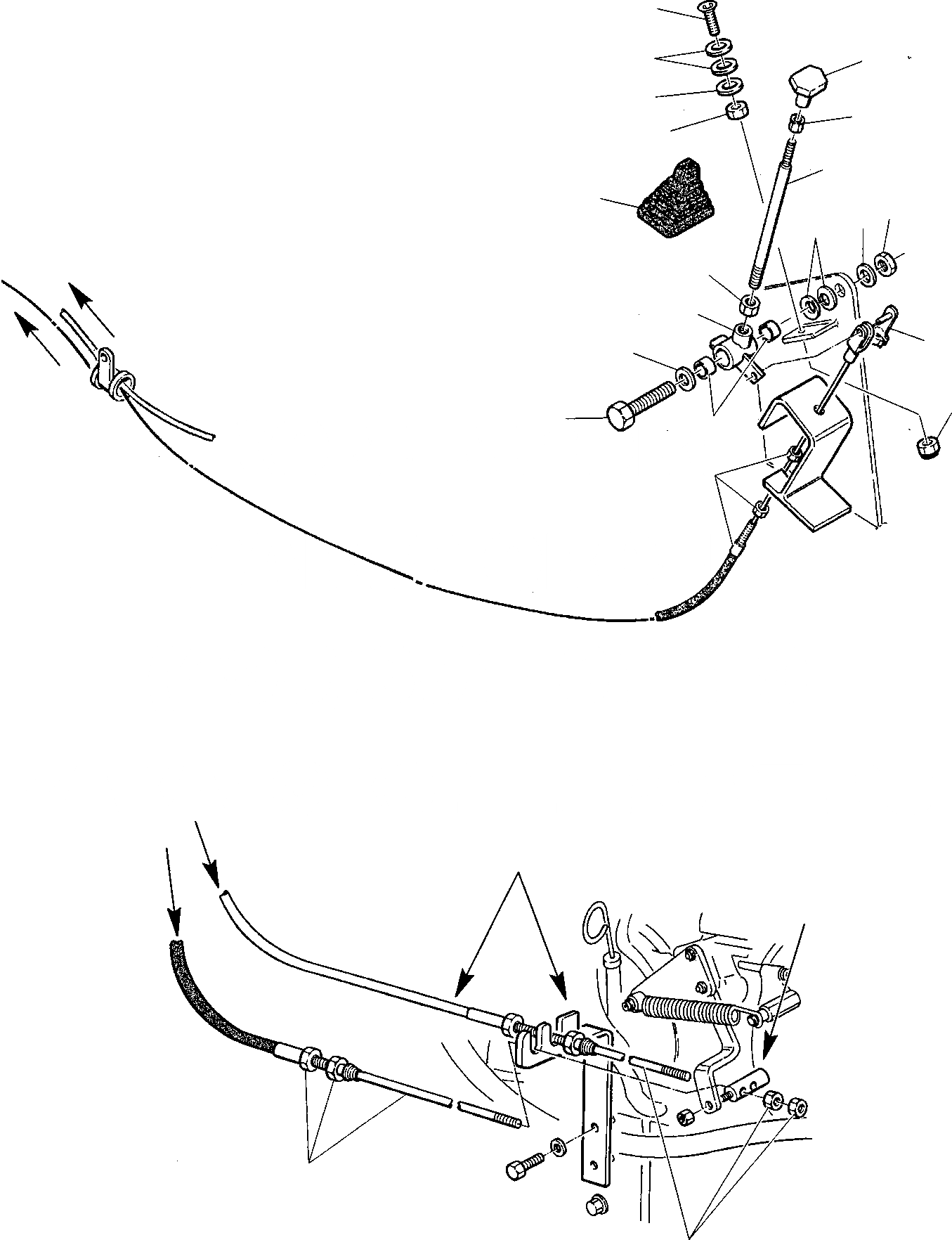 Схема запчастей Komatsu WB150PS-2 - РЫЧАГ УПРАВЛ-Я ПОДАЧЕЙ ТОПЛИВА СИСТЕМА УПРАВЛЕНИЯ