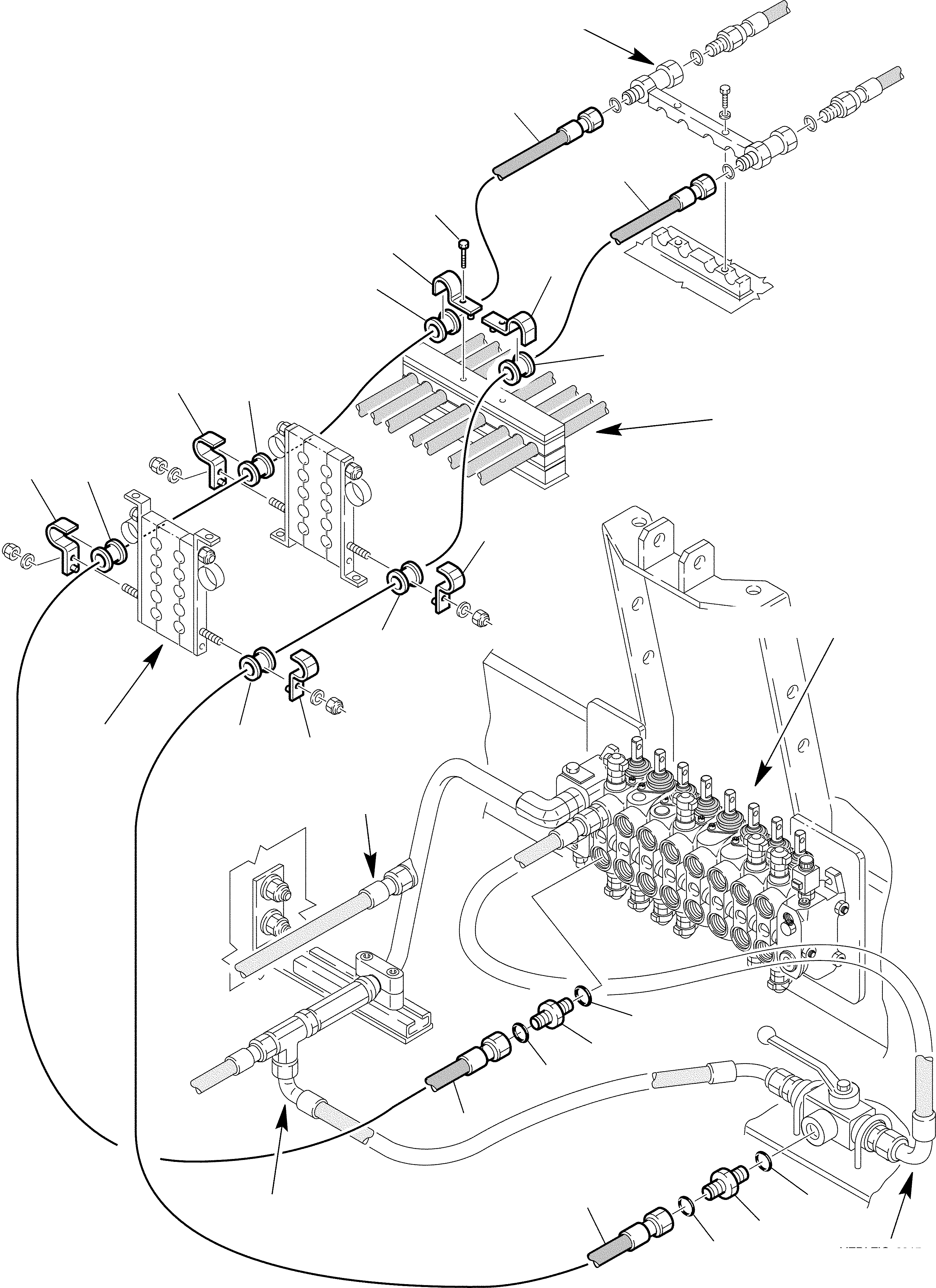 Схема запчастей Komatsu WB150WSC-2 - ГИДРОЛИНИЯ(ЦИЛИНДР ФИКСИР. РУКОЯТИ)+МОЛОТ+POSITIONABLE КОВШ(/ ГИДРАВЛИКА РАБОЧЕЕ ОБОРУДОВАНИЕ