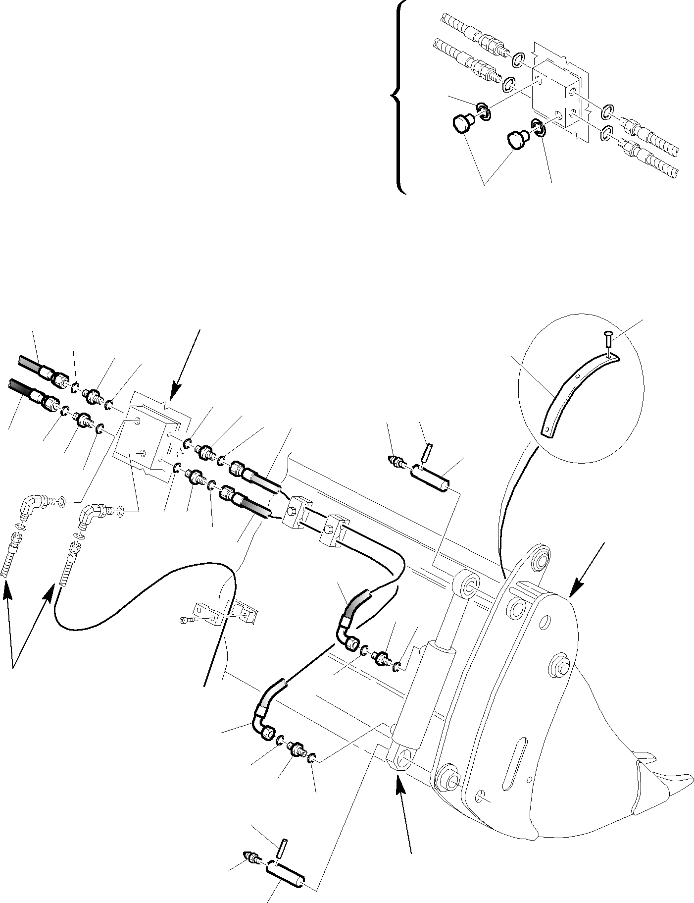 Схема запчастей Komatsu WB150WSC-2 - КОВШ [4 В 1] (/) РАБОЧЕЕ ОБОРУДОВАНИЕ