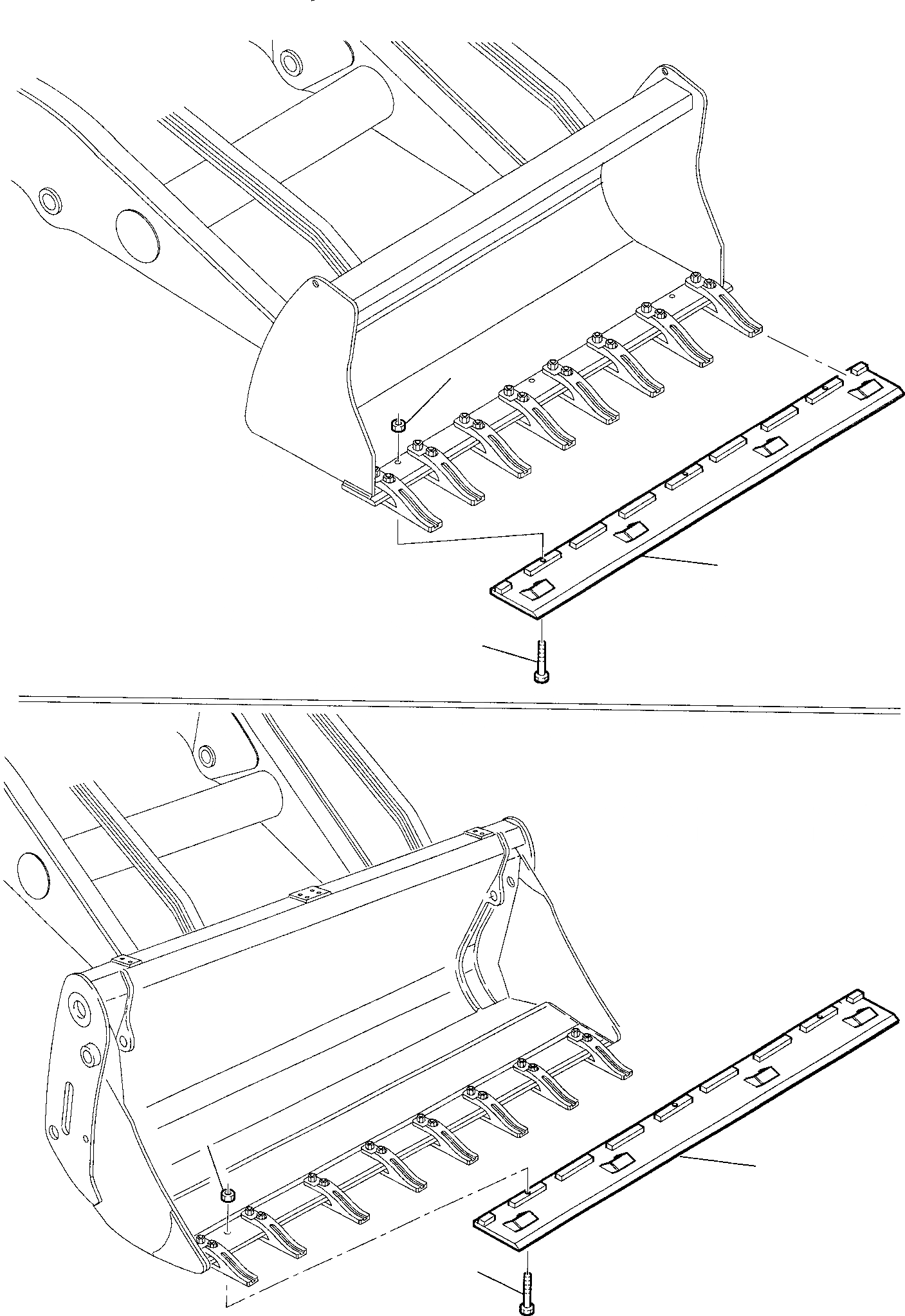 Схема запчастей Komatsu WB150WSC-2 - НИЖН. ЗУБЬЯОТВАЛ РАБОЧЕЕ ОБОРУДОВАНИЕ