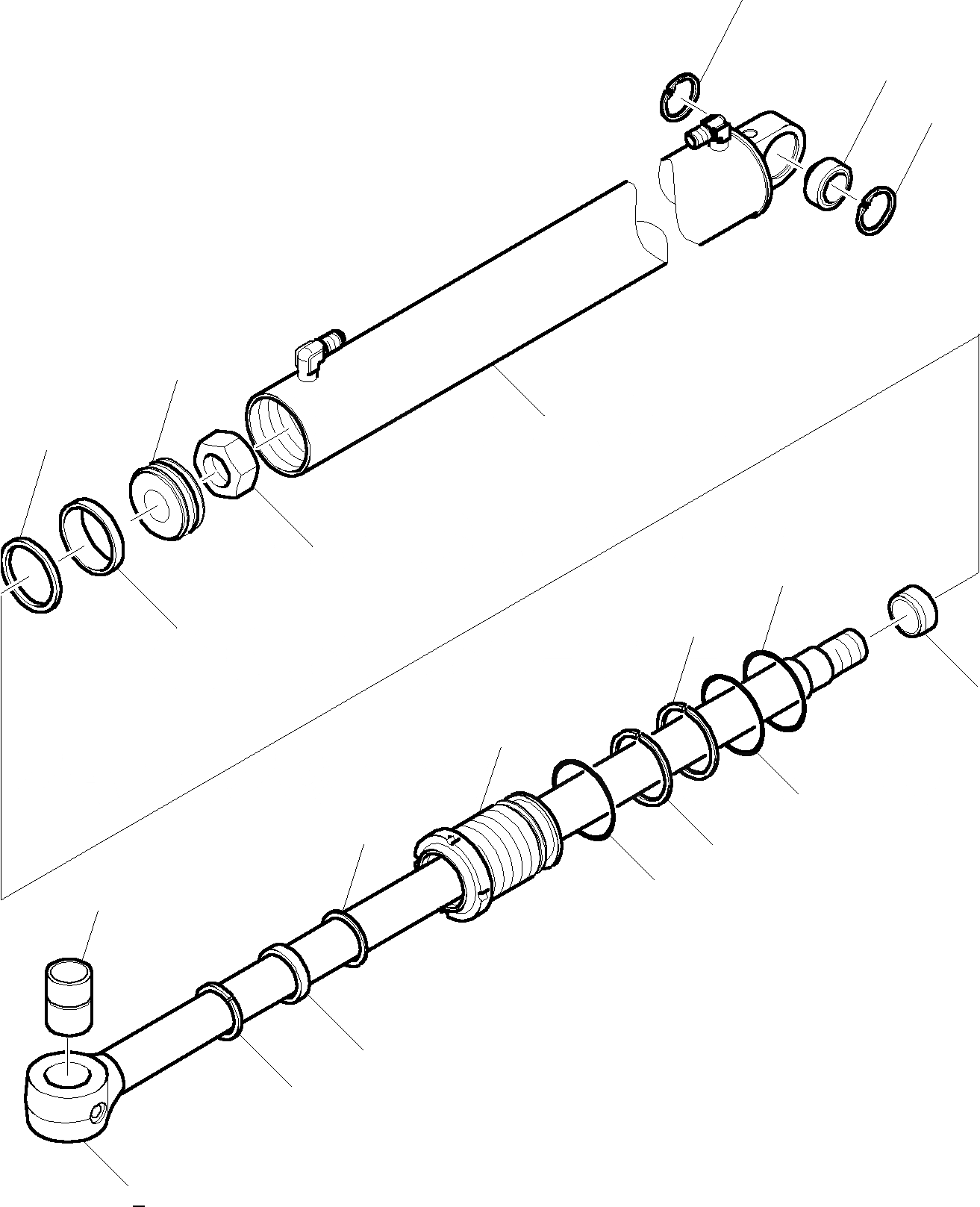 Схема запчастей Komatsu WB150WSC-2 - ЦИЛИНДР РУКОЯТИ(ДЛЯ СТРЕЛА С БОКОВ. СМЕЩЕНИЕМ) РАБОЧЕЕ ОБОРУДОВАНИЕ