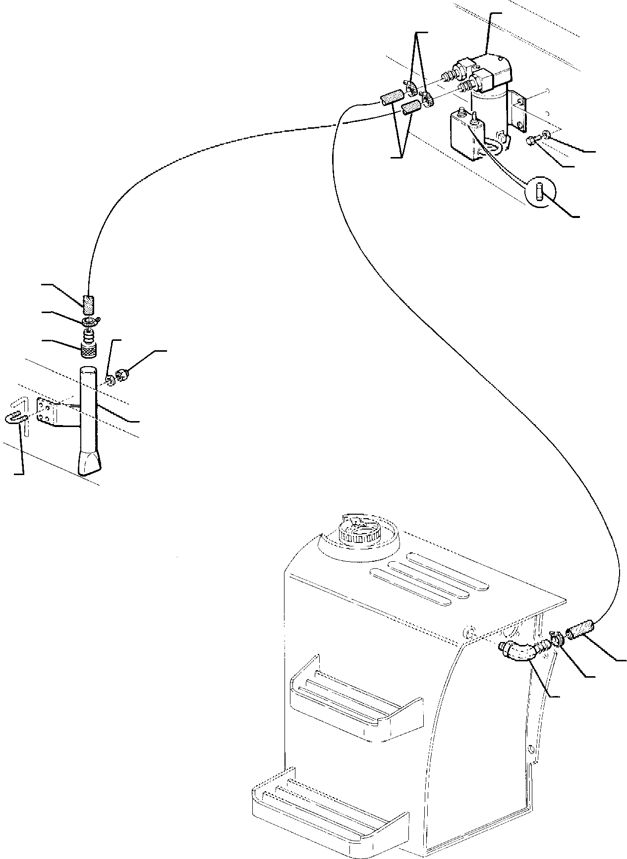Схема запчастей Komatsu WB91R-1 WB93R-1 - НАСОС АВТОМАТИЧ. ЗАПРАВКИ КОМПОНЕНТЫ ДВИГАТЕЛЯ И ЭЛЕКТРИКА