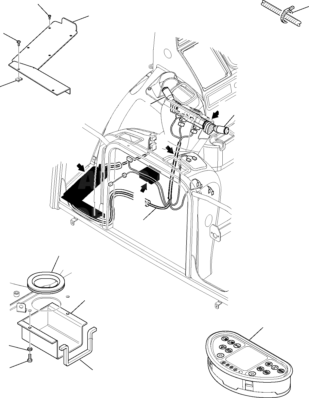 Схема запчастей Komatsu WB91R-5 - ЭЛЕКТРИКА (НАВЕС) (/) КОМПОНЕНТЫ ДВИГАТЕЛЯ И ЭЛЕКТРИКА