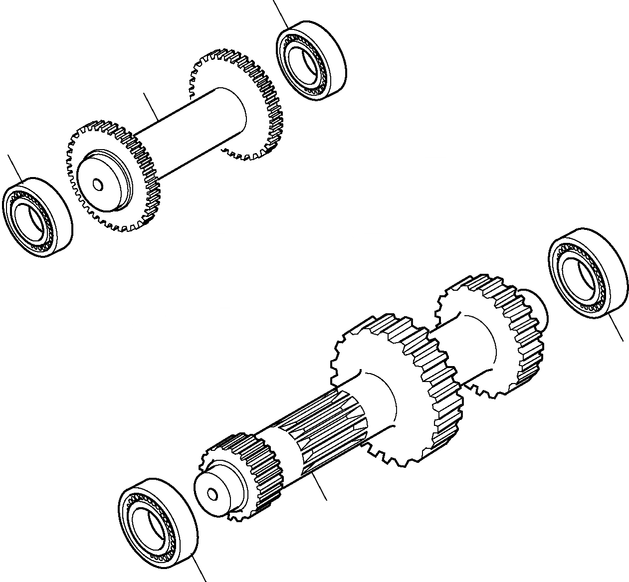 Схема запчастей Komatsu WB91R-5 - ТРАНСМИССИЯ (WD) (/9) РАМА