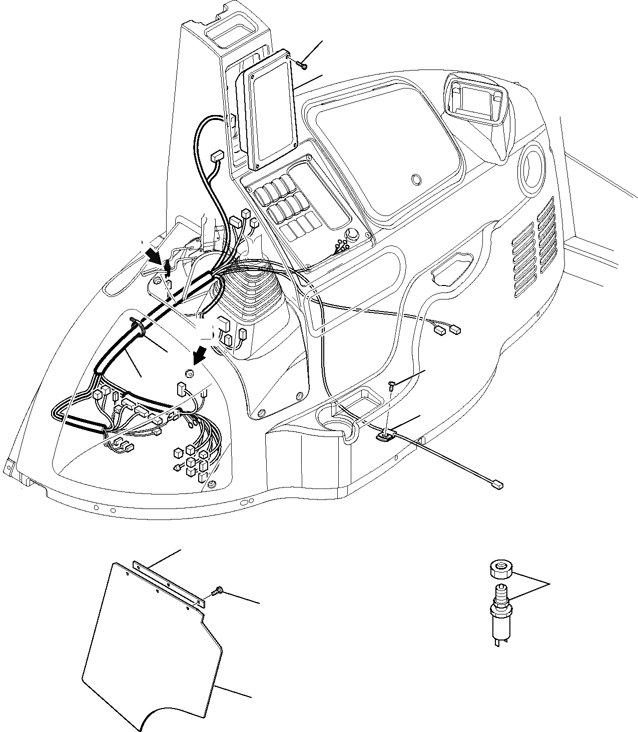 Схема запчастей Komatsu WB91R-5E0 - ЭЛЕКТРИКА (НАВЕС) (/) КОМПОНЕНТЫ ДВИГАТЕЛЯ И ЭЛЕКТРИКА