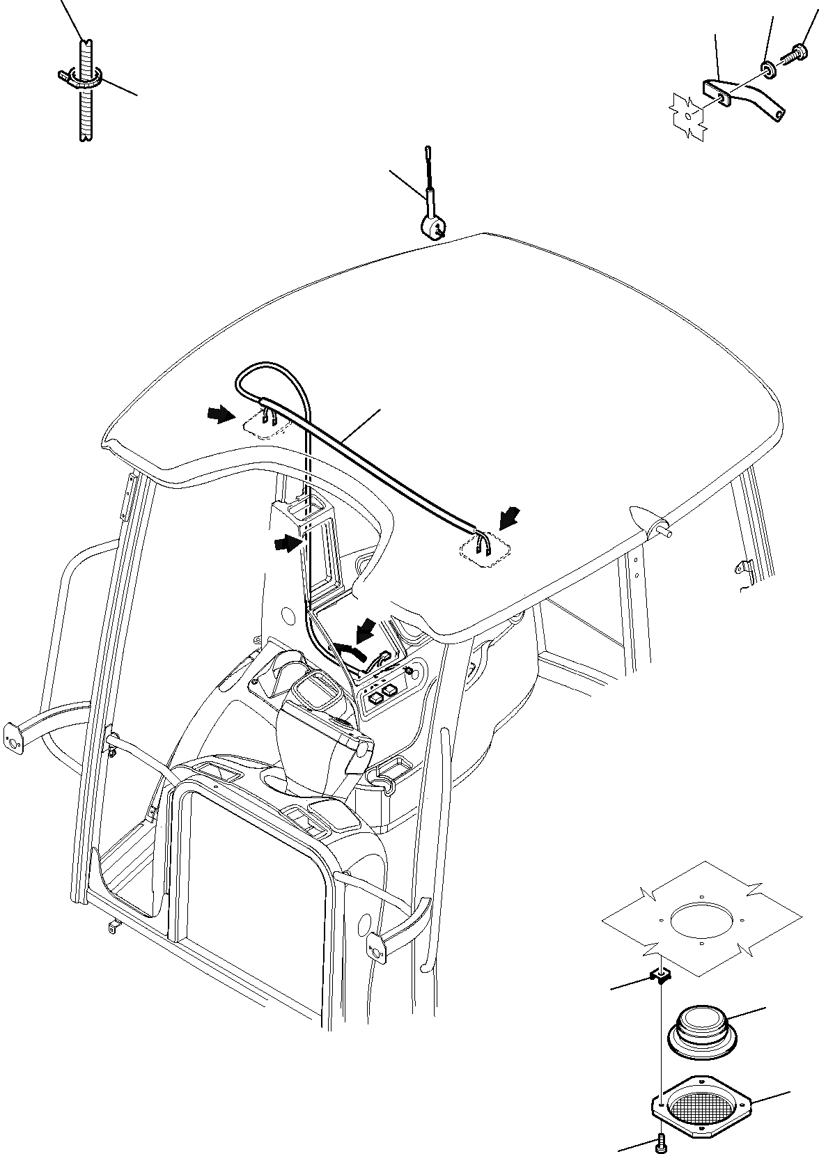 Схема запчастей Komatsu WB91R-5E0 - ЭЛЕКТРИКА (РАДИО) КОМПОНЕНТЫ ДВИГАТЕЛЯ И ЭЛЕКТРИКА