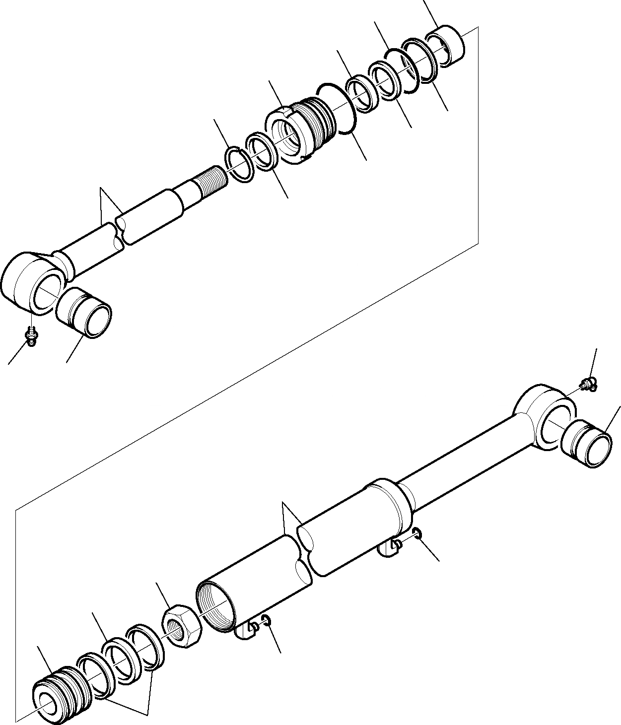 Схема запчастей Komatsu WB91R-5E0 - КОВШ ОПРОКИД. ЦИЛИНДР (ЛЕВ.) РАБОЧЕЕ ОБОРУДОВАНИЕ