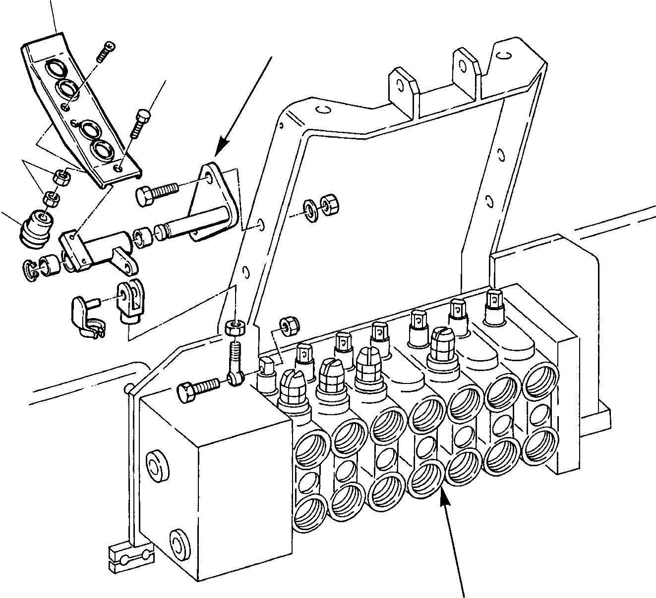 Схема запчастей Komatsu WB91R-2 - МОЛОТ ПЕДАЛЬ УПРАВЛ-Я СИСТЕМА УПРАВЛЕНИЯ