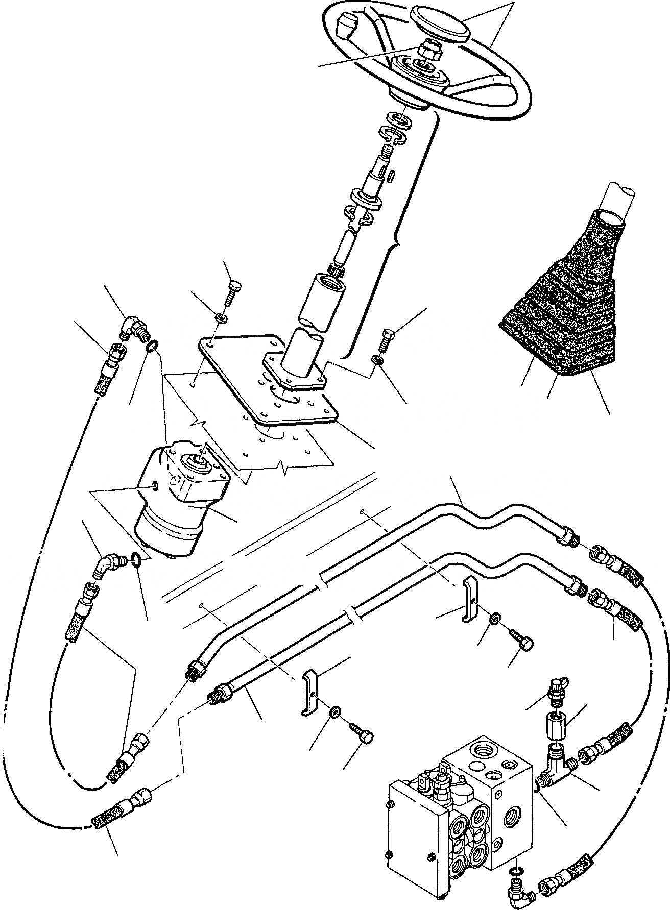 Схема запчастей Komatsu WB91R-2 - ГИДРОЛИНИЯ (РУЛЕВ. УПРАВЛЕНИЕ ЛИНИЯ) (/) ГИДРАВЛИКА РАБОЧЕЕ ОБОРУДОВАНИЕ