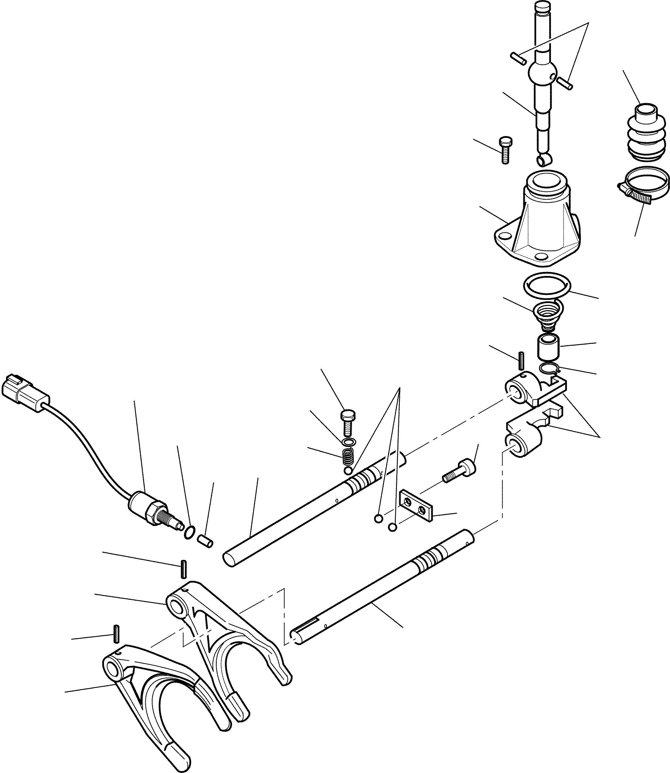 Схема запчастей Komatsu WB91R-2 - ТРАНСМИССИЯ (WD) (8/) РАМА
