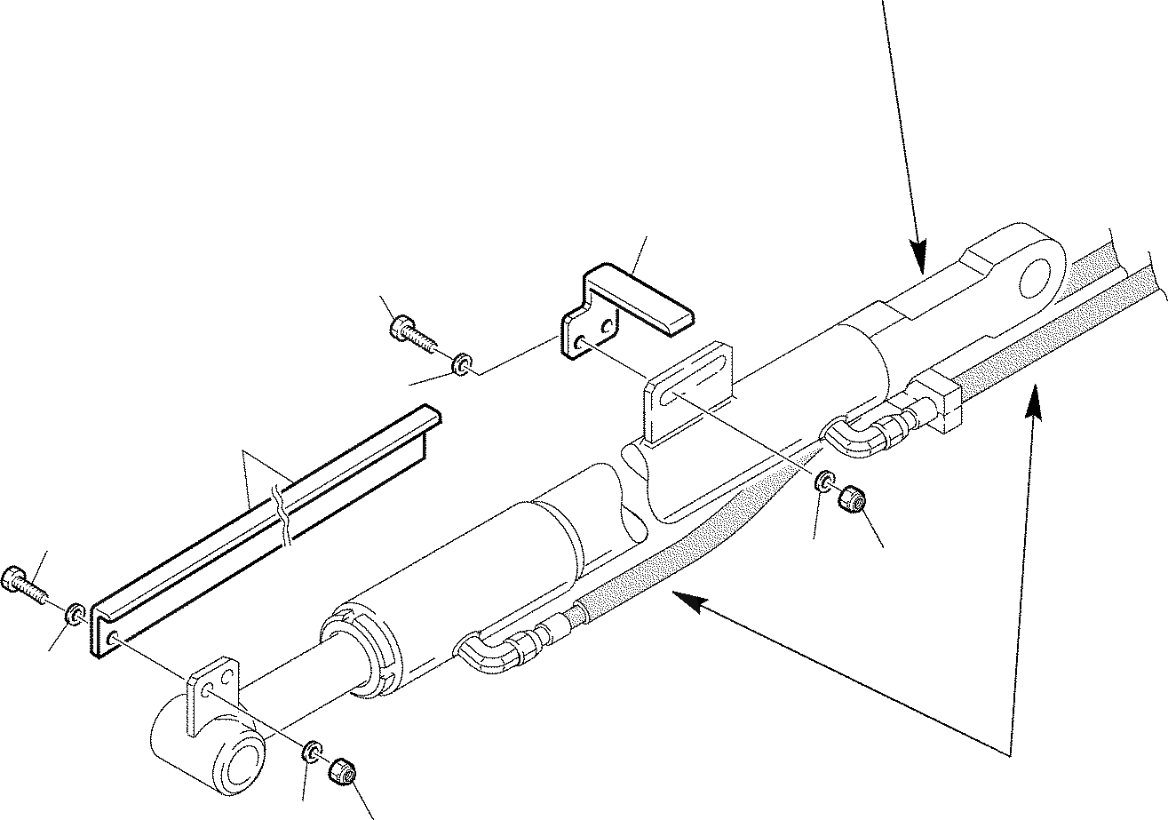Схема запчастей Komatsu WB91R-2 - КОВШ УРОВЕНЬLING ГИДРАВЛИКА РАБОЧЕЕ ОБОРУДОВАНИЕ