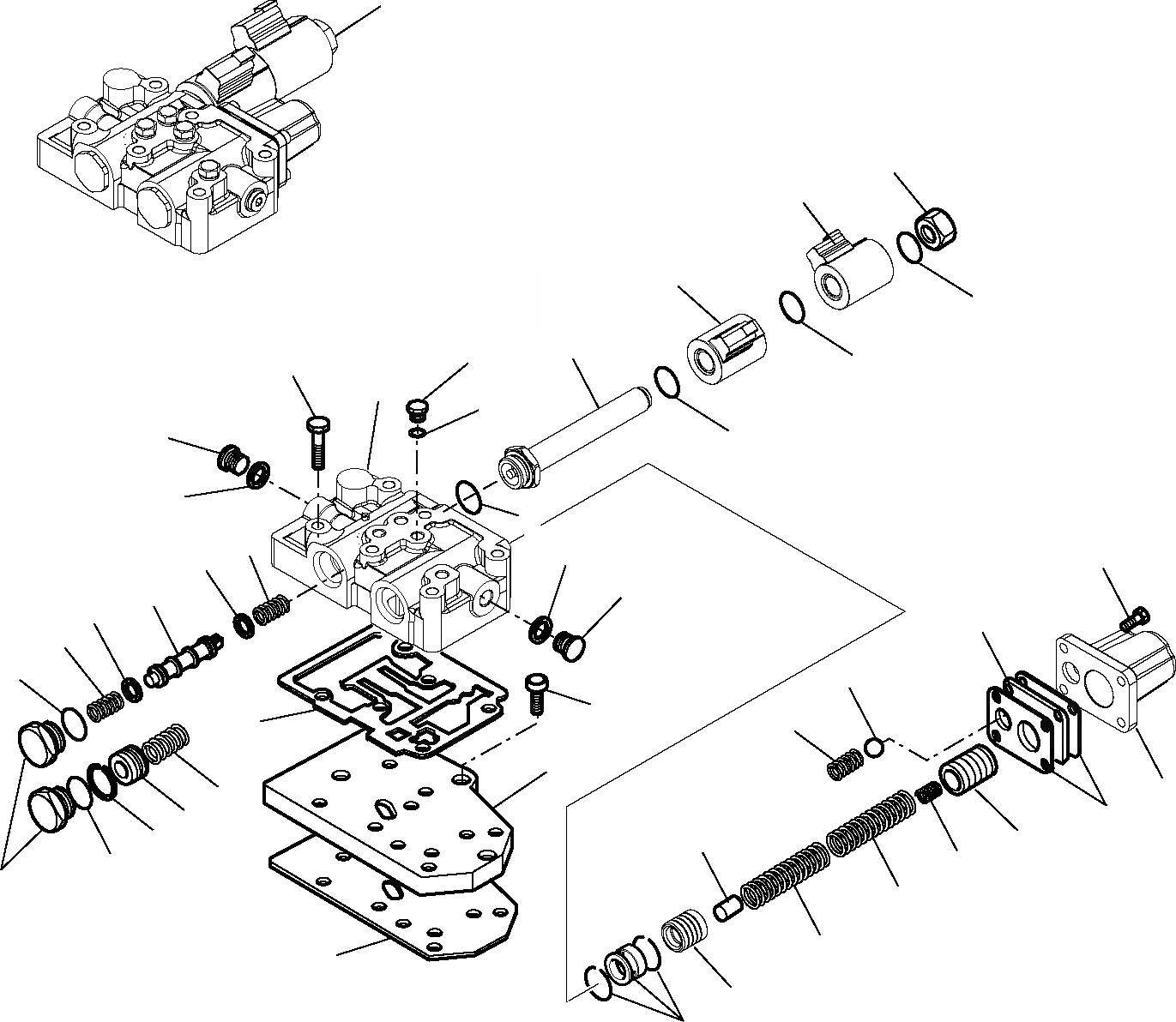 Схема запчастей Komatsu WB93R-5 - ТРАНСМИССИЯ (9/) РАМА