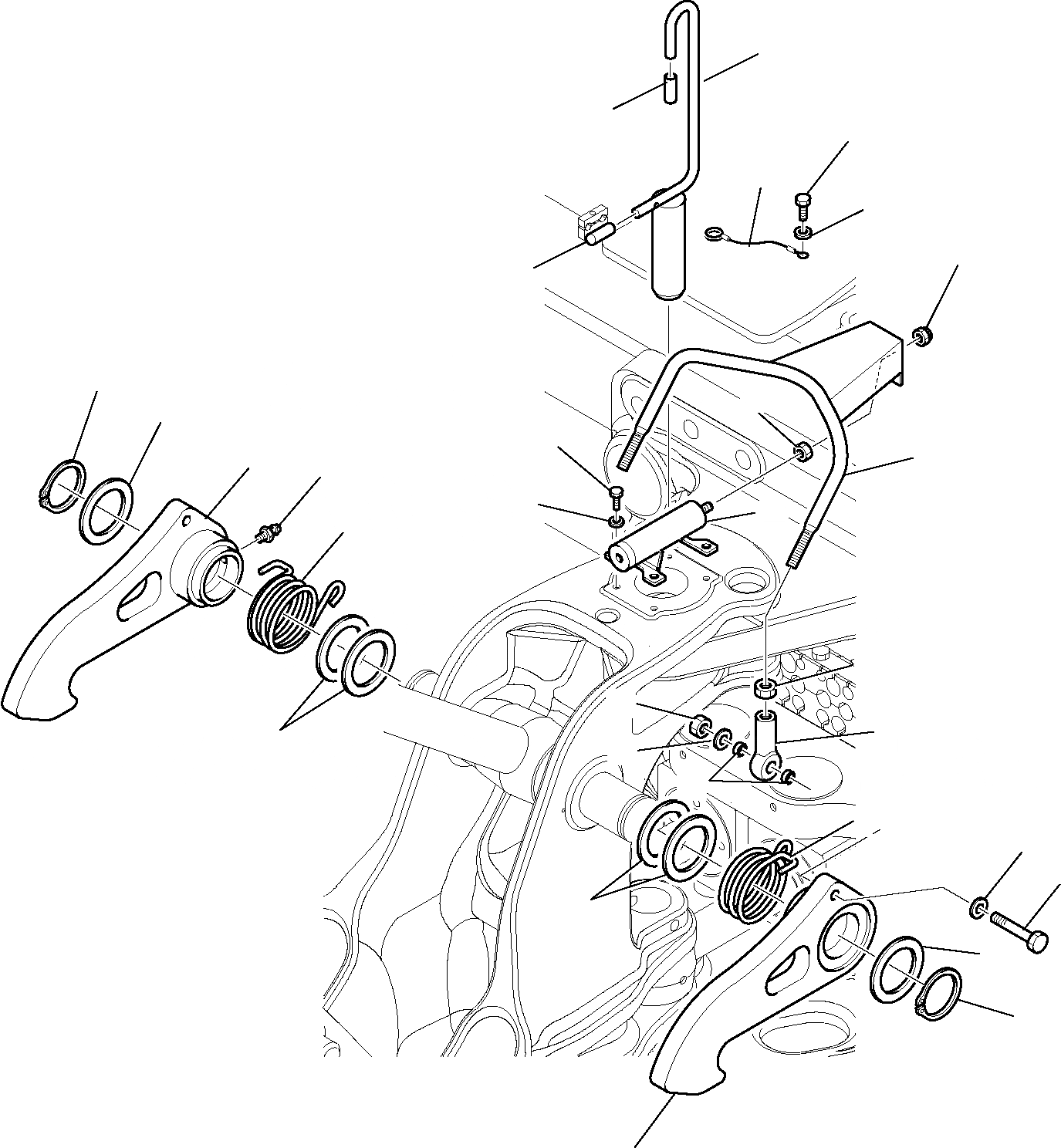 Схема запчастей Komatsu WB93R-5 - ОБОРУД-Е ДЛЯ ДОРОЖН. ДВИЖЕН. (/) МАРКИРОВКА