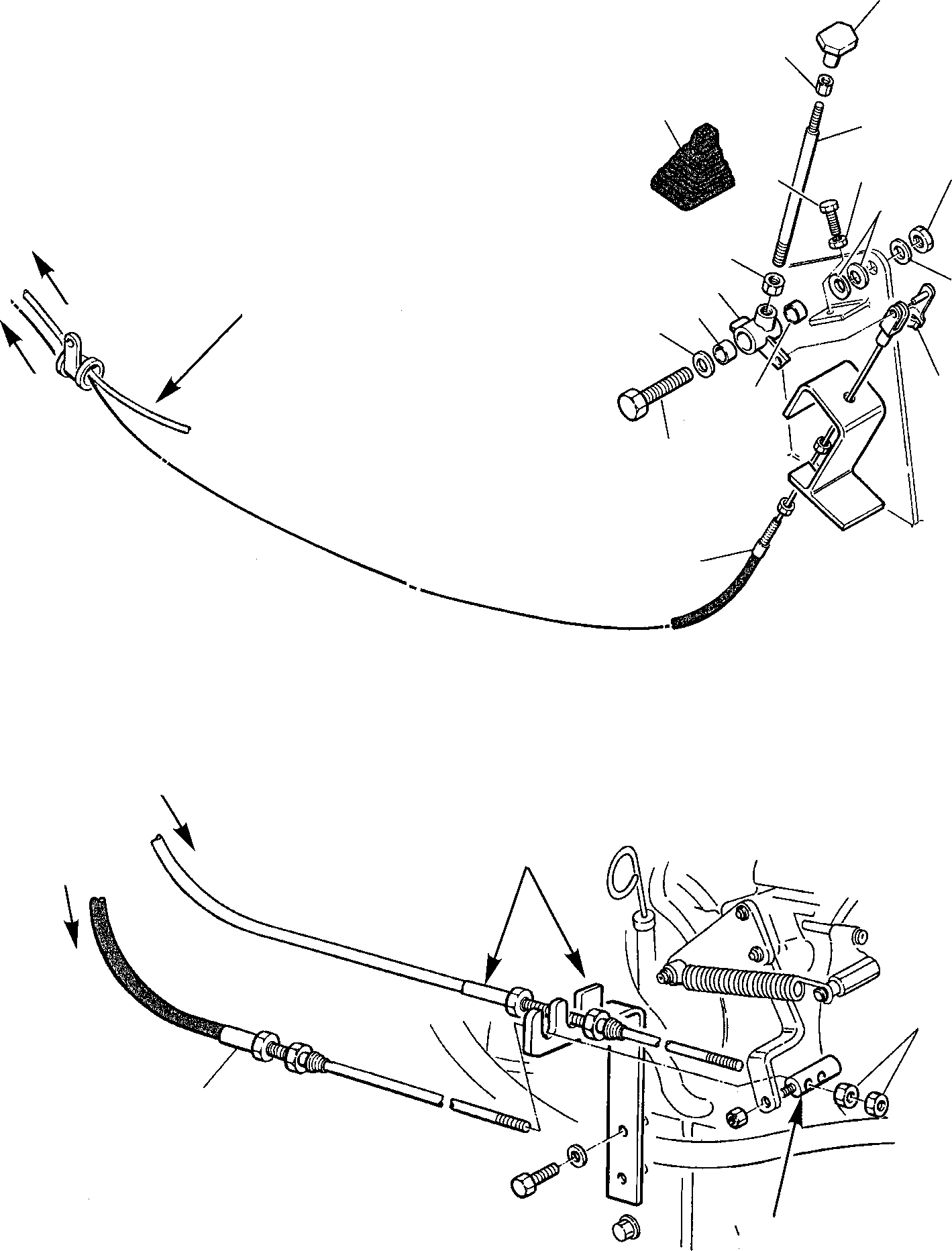 Схема запчастей Komatsu WB93R-2 - УПРАВЛ-Е ПОДАЧ. ТОПЛИВА УРОВЕНЬ СИСТЕМА УПРАВЛЕНИЯ