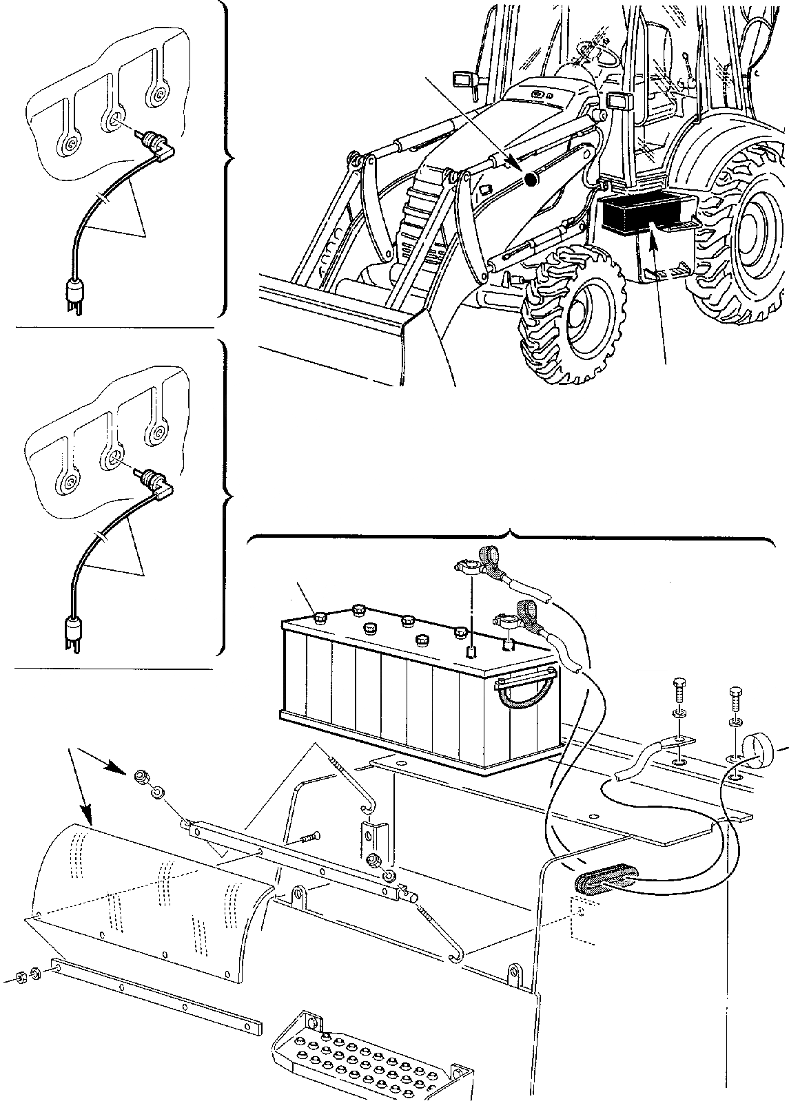 Схема запчастей Komatsu WB93R-2 - ХОЛОДН. СПЕЦИФ-Я КОМПОНЕНТЫ ДВИГАТЕЛЯ И ЭЛЕКТРИКА