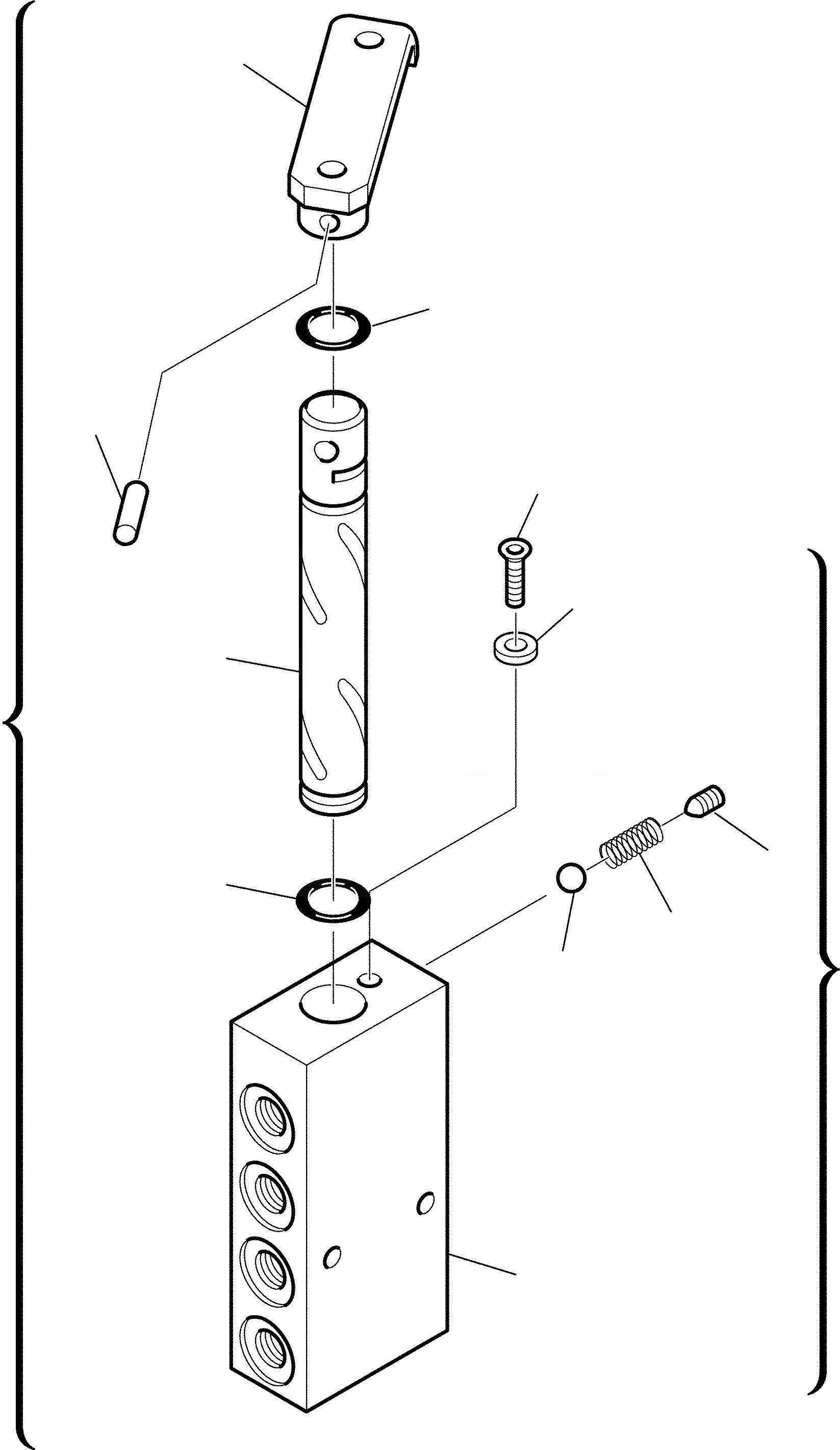 Схема запчастей Komatsu WB93R-2 - SHACKLER ДЛЯ PATTERN-CHANGE (С PPC) (ОПЦИОНН.) СИСТЕМА УПРАВЛЕНИЯ