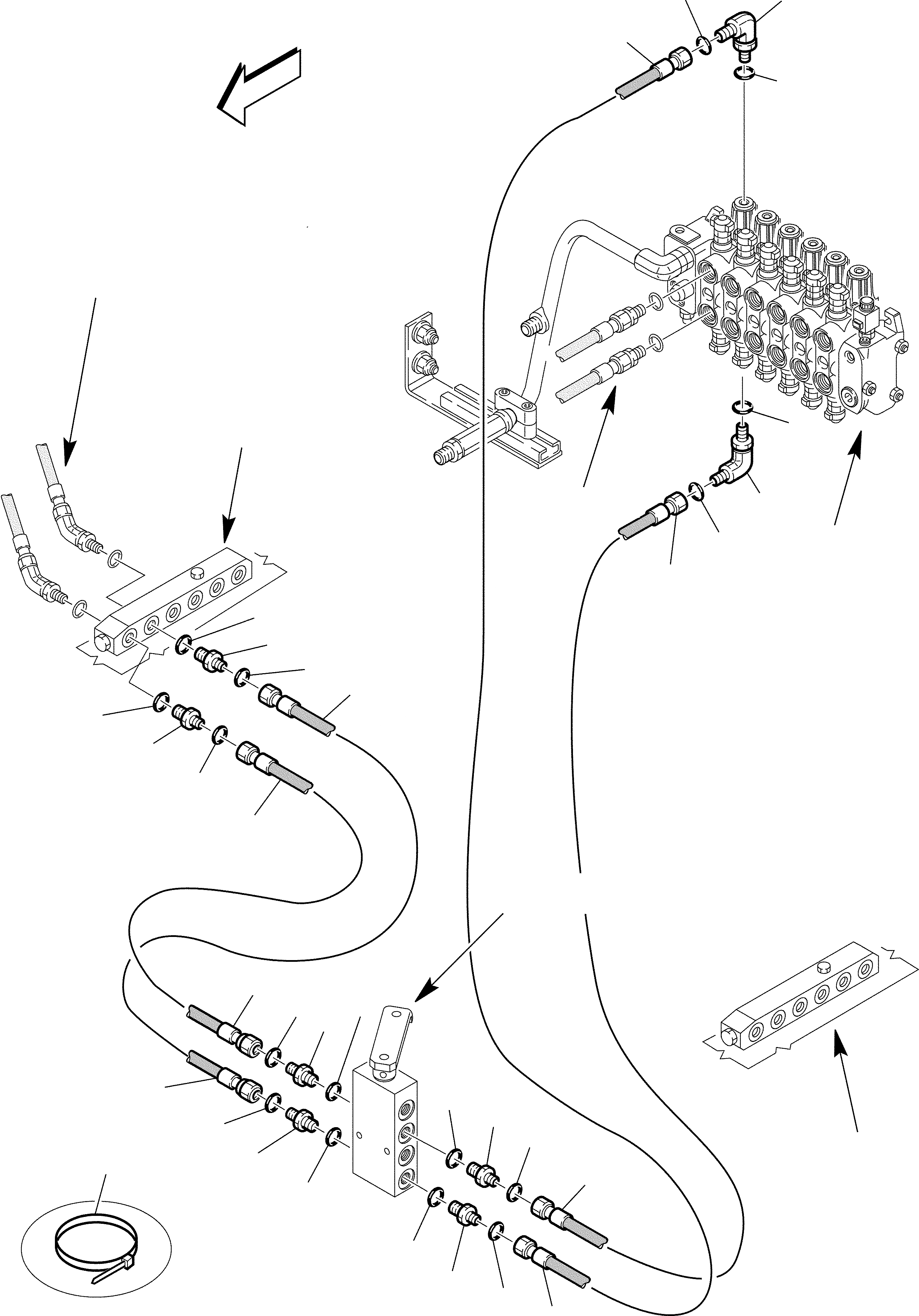 Схема запчастей Komatsu WB93R-2 - ГИДРОЛИНИЯ (ЦИЛИНДР РУКОЯТИ) (PATTERN CHANGE) (С PPC) ГИДРАВЛИКА РАБОЧЕЕ ОБОРУДОВАНИЕ