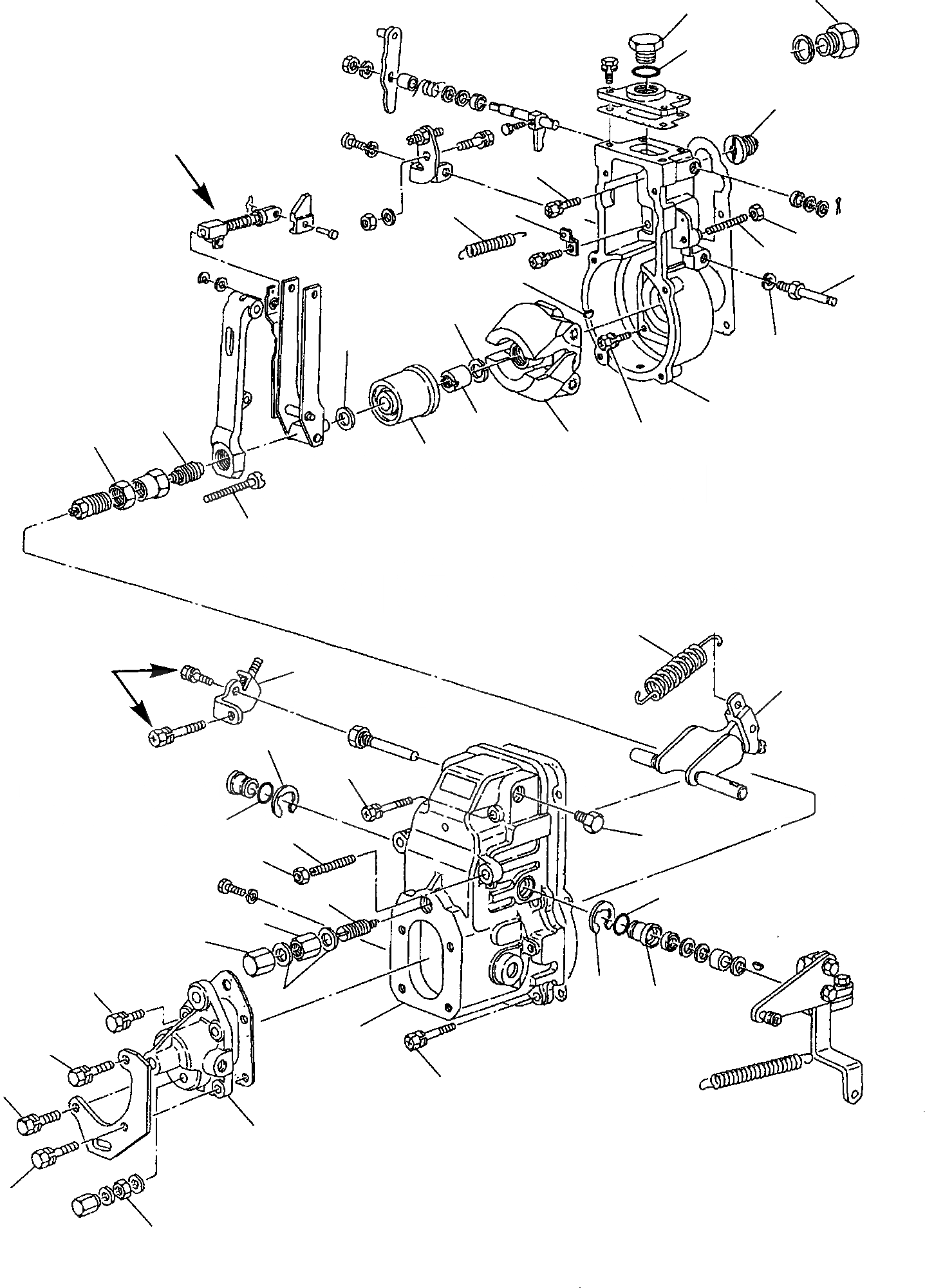 Схема запчастей Komatsu WB97R-2 - РЕГУЛЯТОР (/) ДВИГАТЕЛЬ