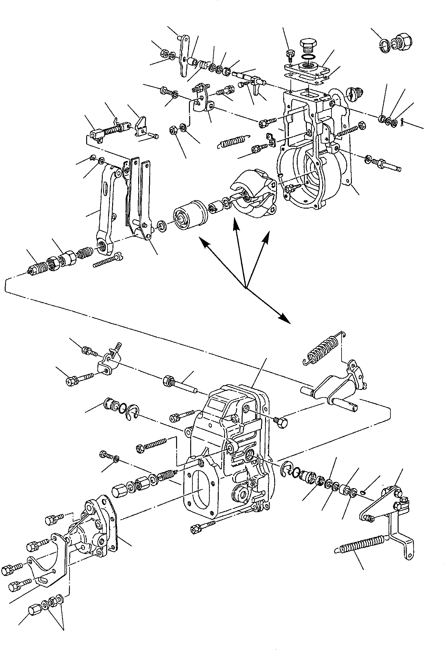 Схема запчастей Komatsu WB97R-2 - РЕГУЛЯТОР (/) ДВИГАТЕЛЬ