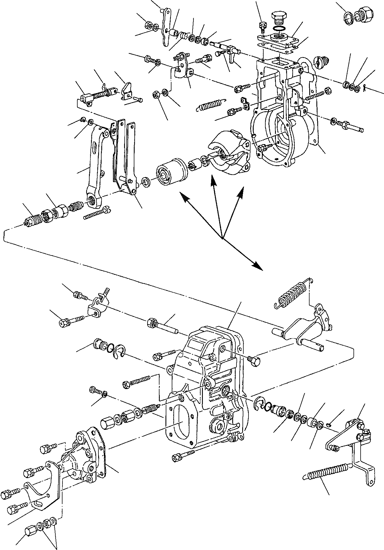 Схема запчастей Komatsu WB97S-2 - РЕГУЛЯТОР (/) ДВИГАТЕЛЬ