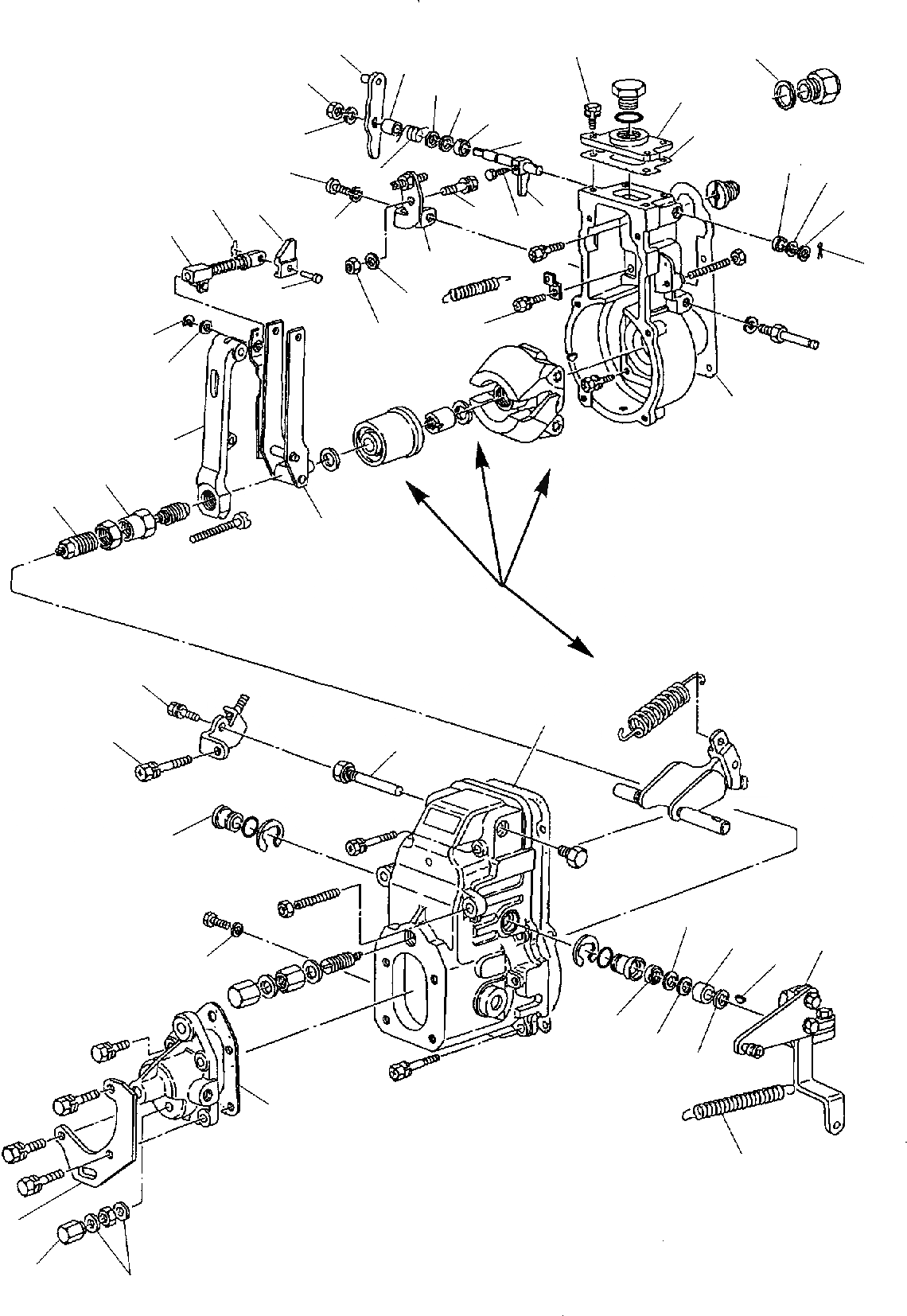 Схема запчастей Komatsu WB97S-2 - РЕГУЛЯТОР (/) ДВИГАТЕЛЬ