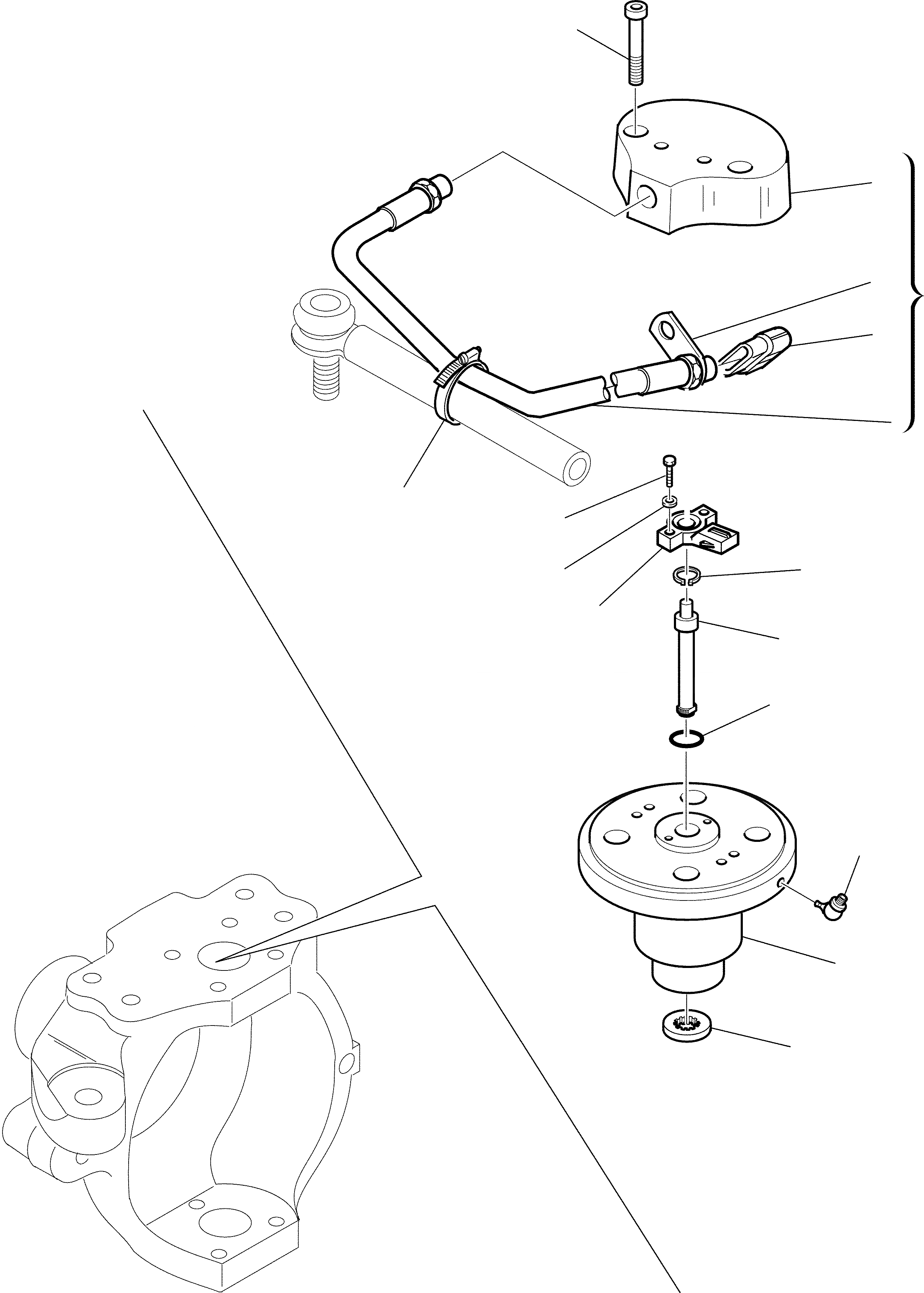 Схема запчастей Komatsu WB97S-2 - ЗАДН. МОСТ (/) РАМА