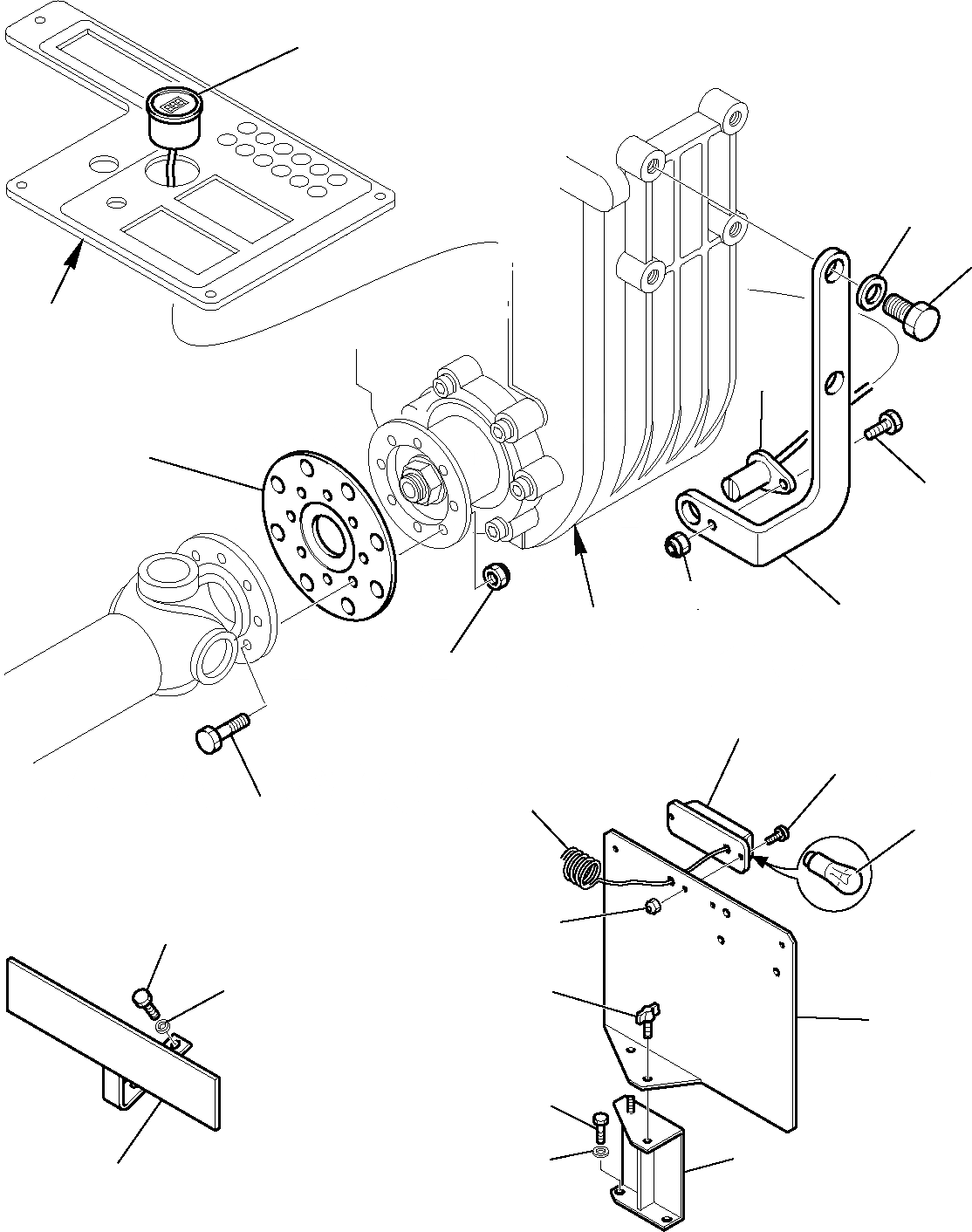 Схема запчастей Komatsu WB98A-2 - ОБОРУД-Е (ГЕРМАН. ВЕРСИЯ) (/) МАРКИРОВКА