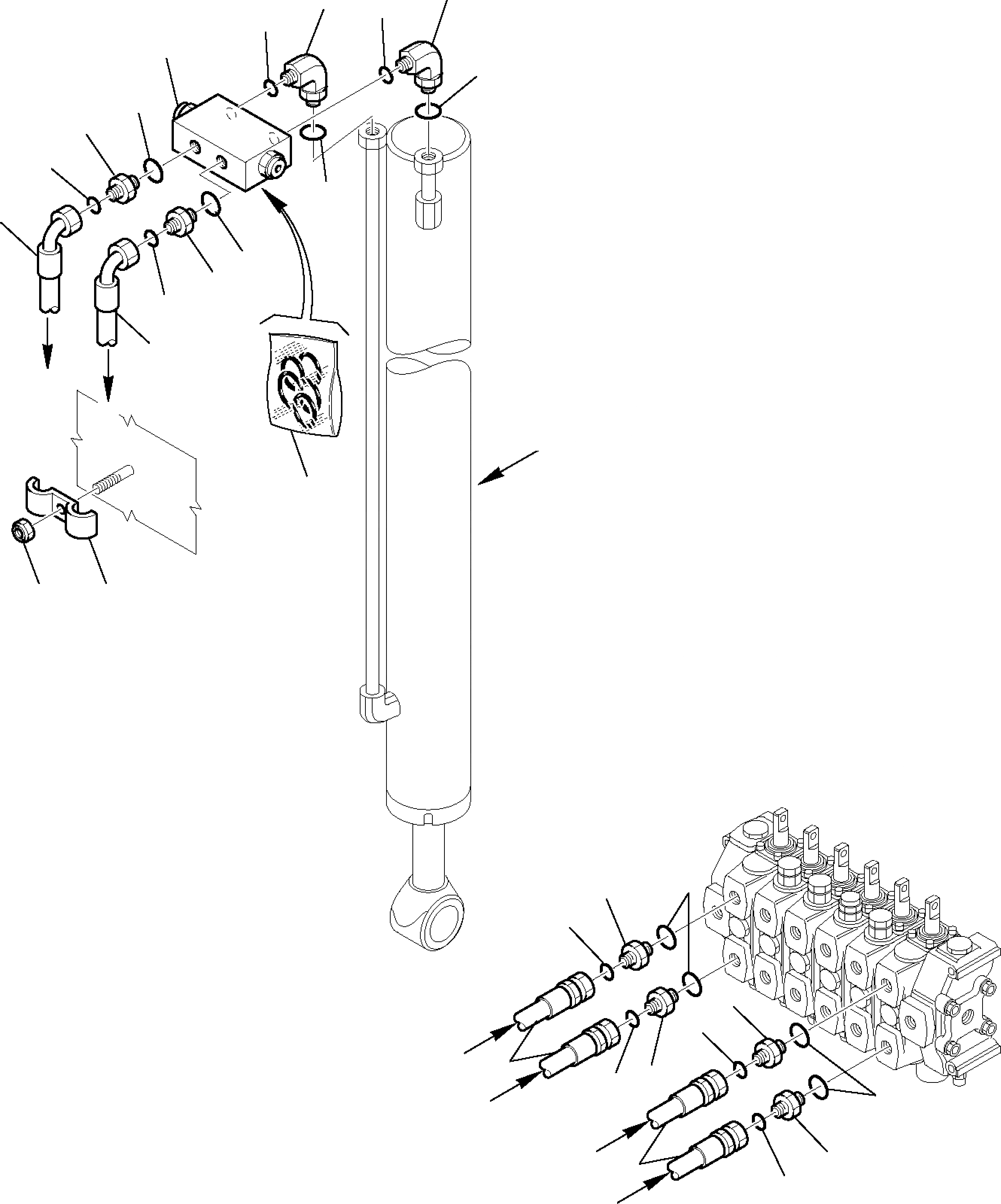 Схема запчастей Komatsu WB98A-2 - ОПОРА РЫЧАГ УПРАВЛ-Я УПРАВЛ-Е РАБОЧИМ ОБОРУДОВАНИЕМ
