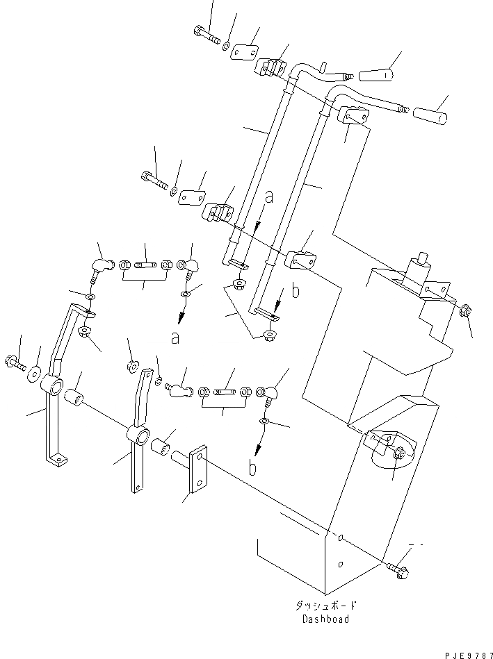 Схема запчастей Komatsu WR11-3 - УПРАВЛ-Е ТРАНСМИССИЕЙ (РЫЧАГ УПРАВЛ-Я) КАБИНА ОПЕРАТОРА И СИСТЕМА УПРАВЛЕНИЯ