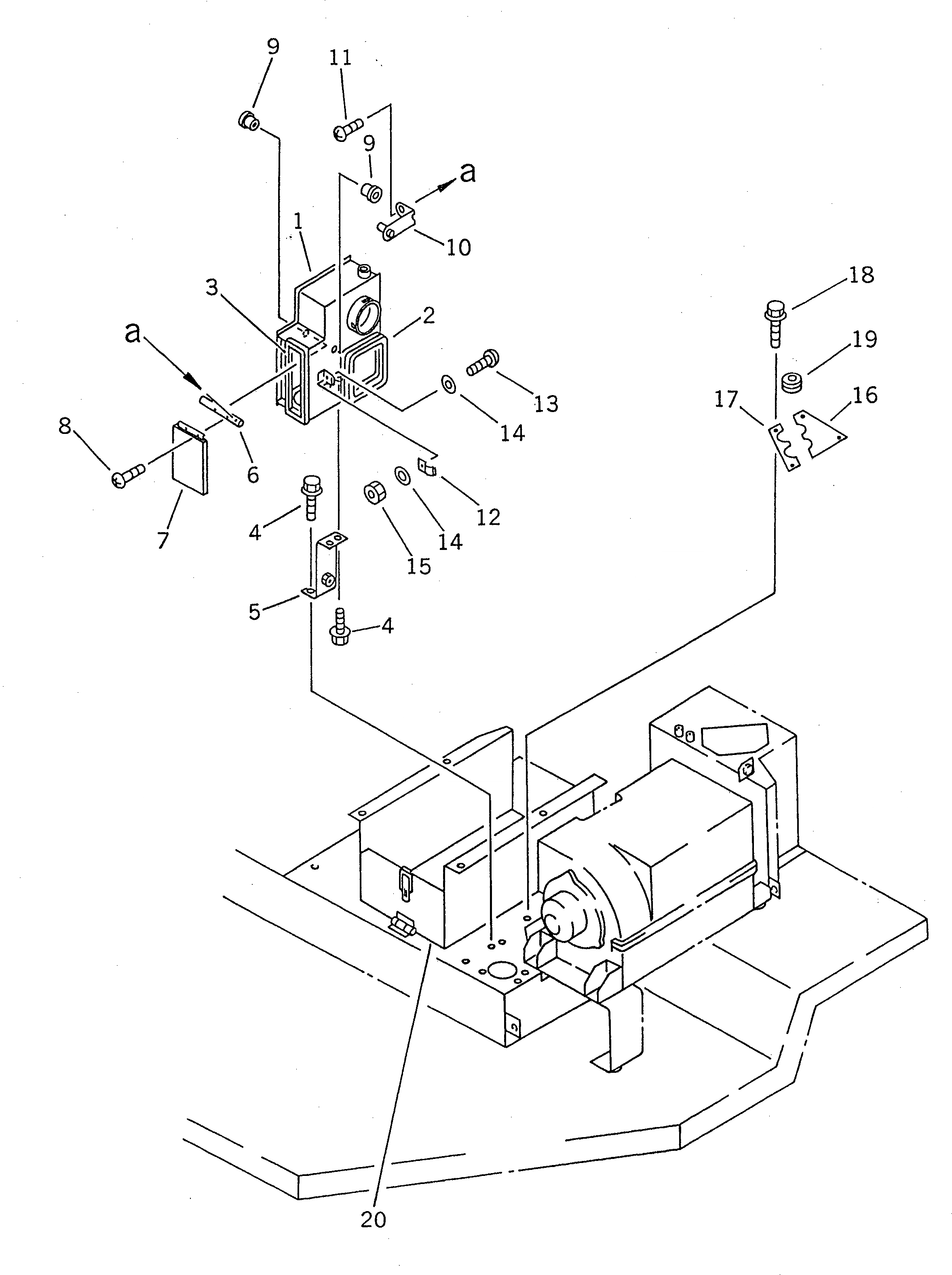 Схема запчастей Komatsu WR8-1 - КОНДИЦ. ВОЗДУХА (/9) (NIPPON DENSO) РАМА И ЧАСТИ КОРПУСА