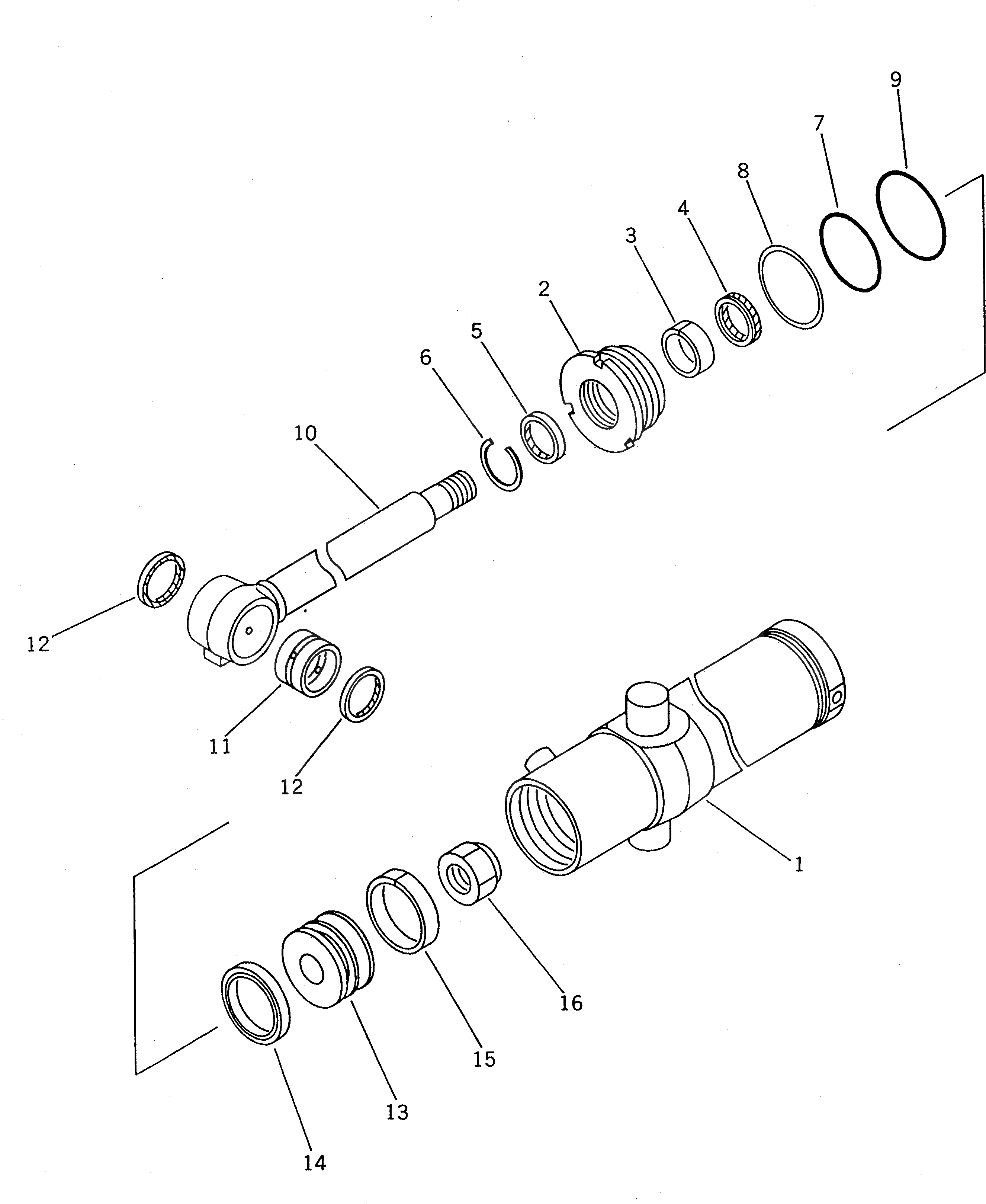 Схема запчастей Komatsu WR8-1 - ГИДРОЦИЛИНДР КОВША УПРАВЛ-Е РАБОЧИМ ОБОРУДОВАНИЕМ