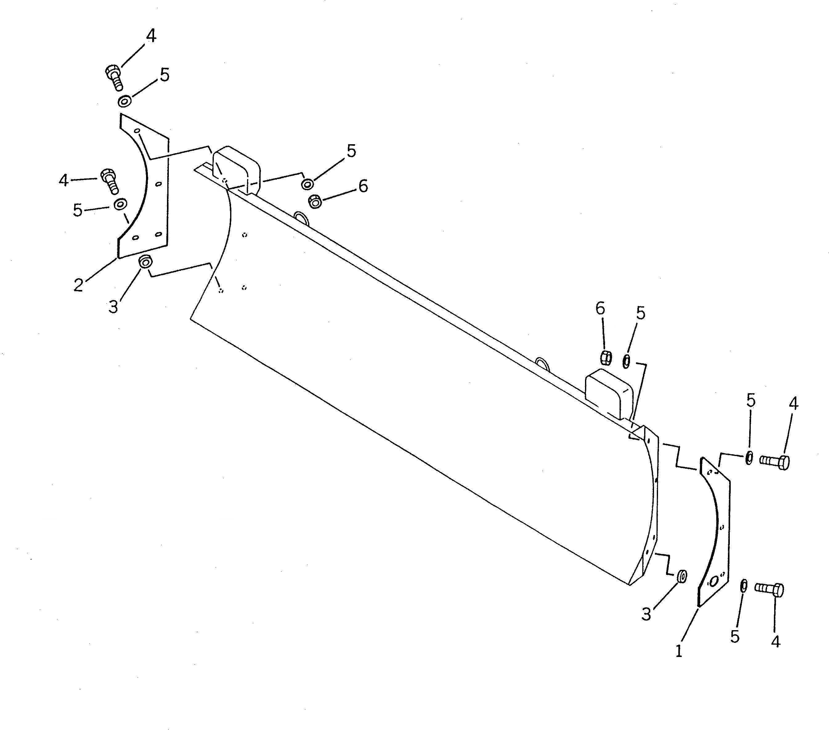 Схема запчастей Komatsu WR8-1 -  ЧАСТИ КОРПУСА СПЕЦ. APPLICATION ЧАСТИ