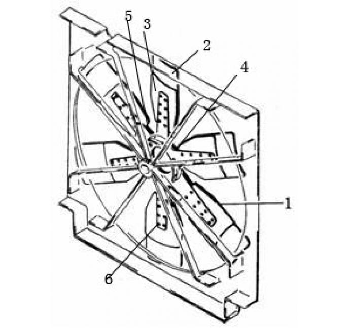 Схема запчастей Shantui SD22-220 - вентилятор сопутствующие детали двигателя