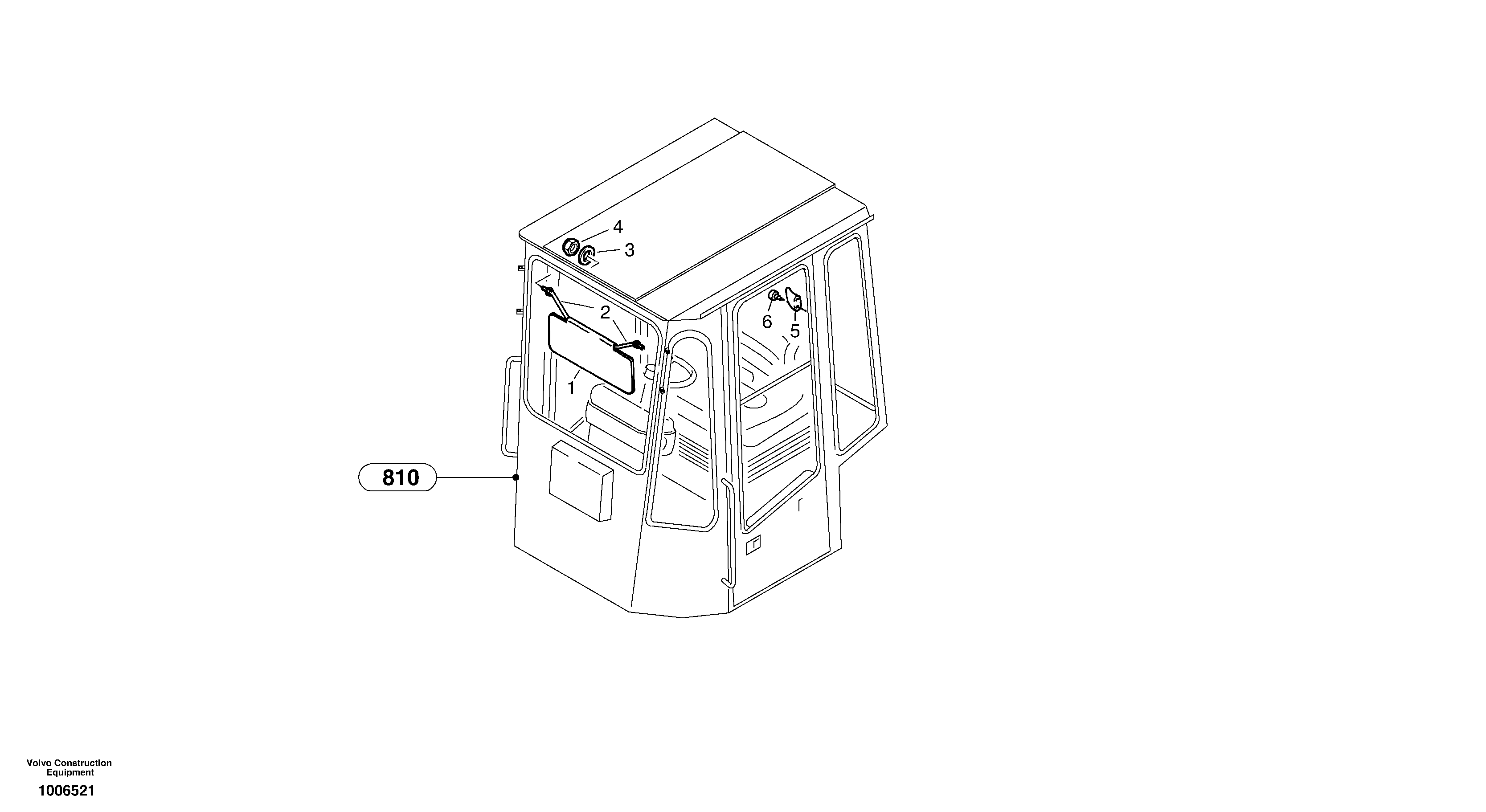 Схема запчастей Volvo ZL402C SER NO 6006001 - - 842 Interior equipment 