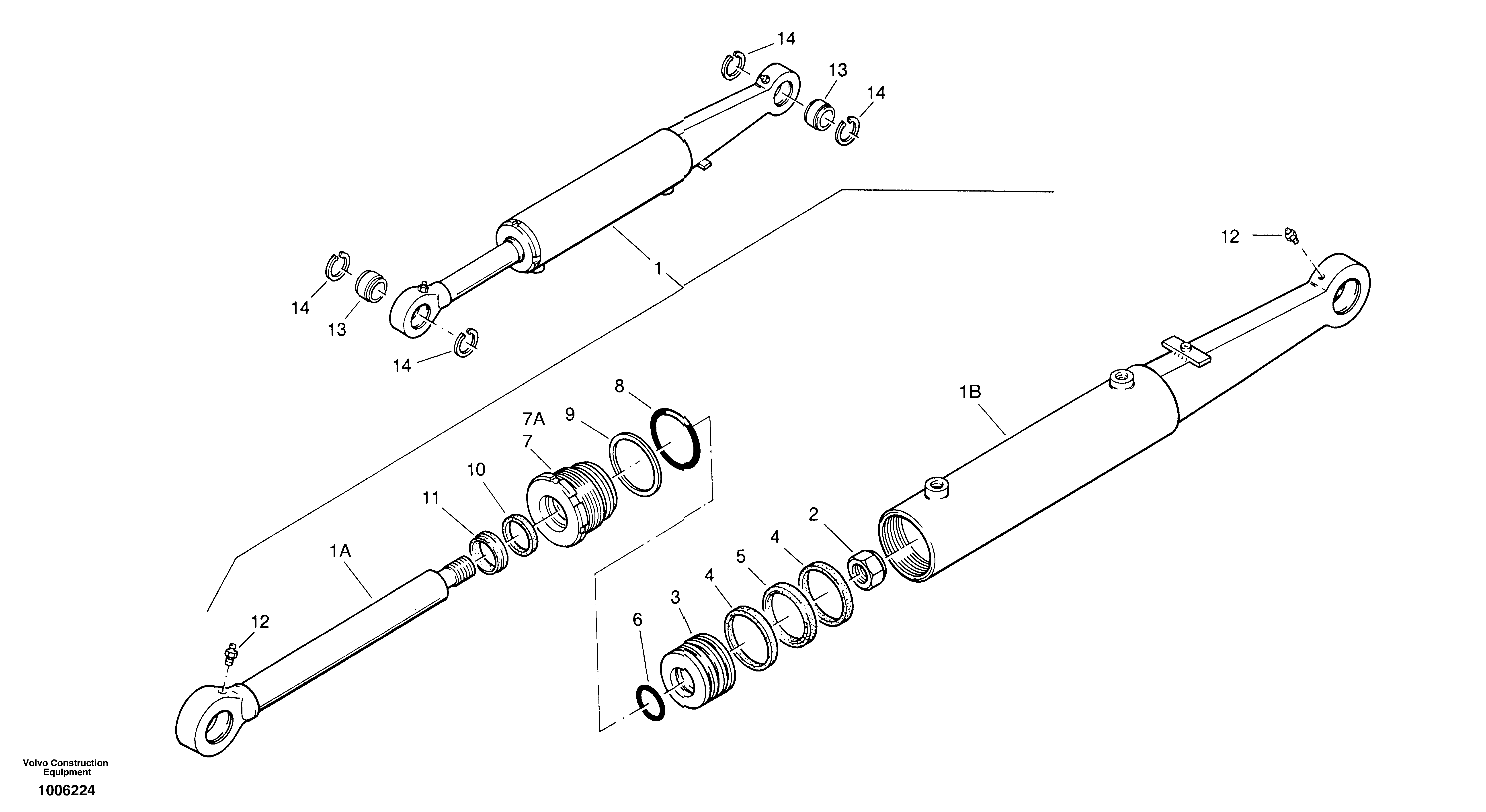 Схема запчастей Volvo ZL402C SER NO 6006001 - - 2781 Цилиндр подъема (наклона) кузова 