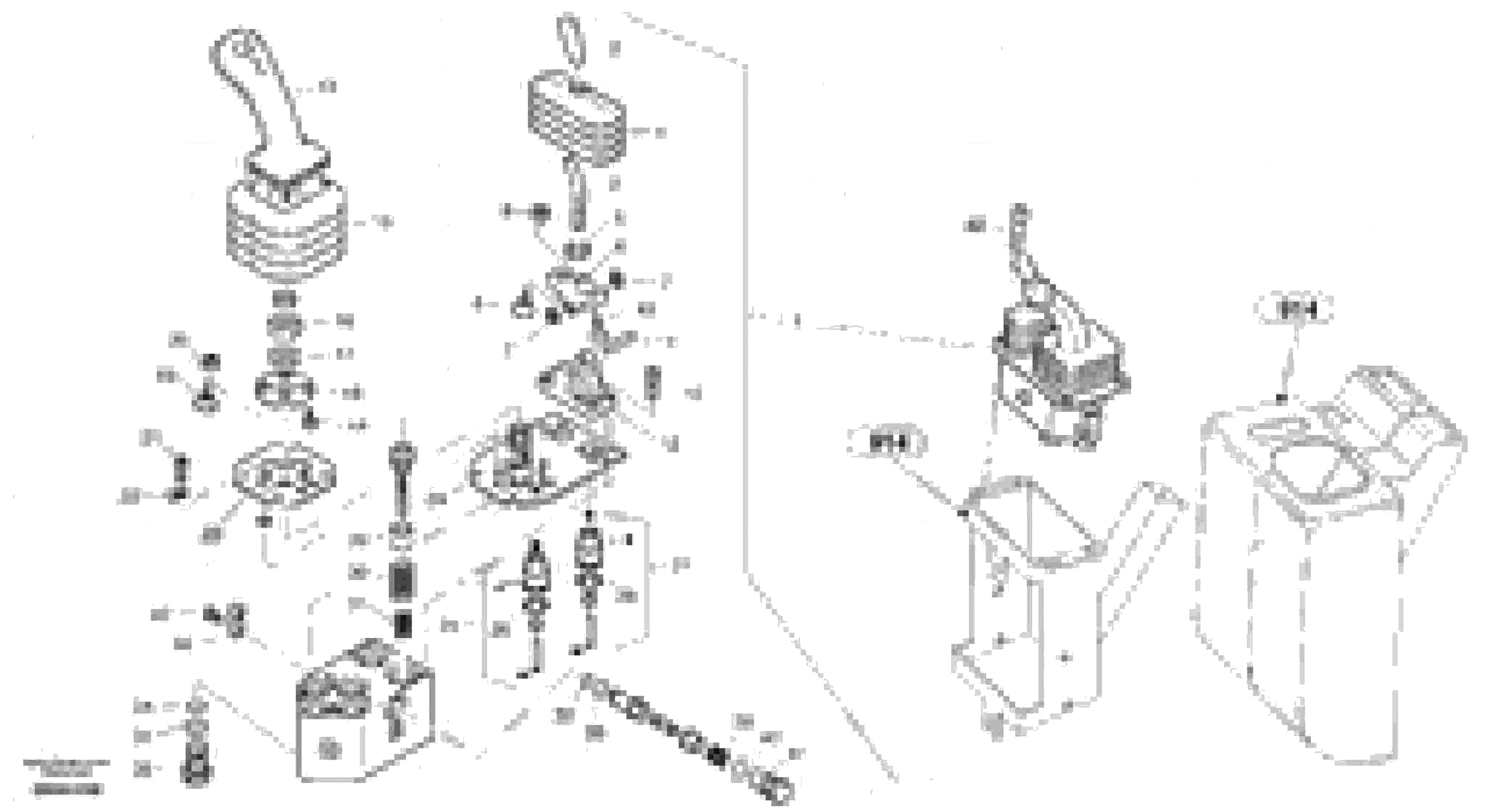 Схема запчастей Volvo L45 TYPE 194, 195 SER NO - 1000 - 13133 Servo control valve 