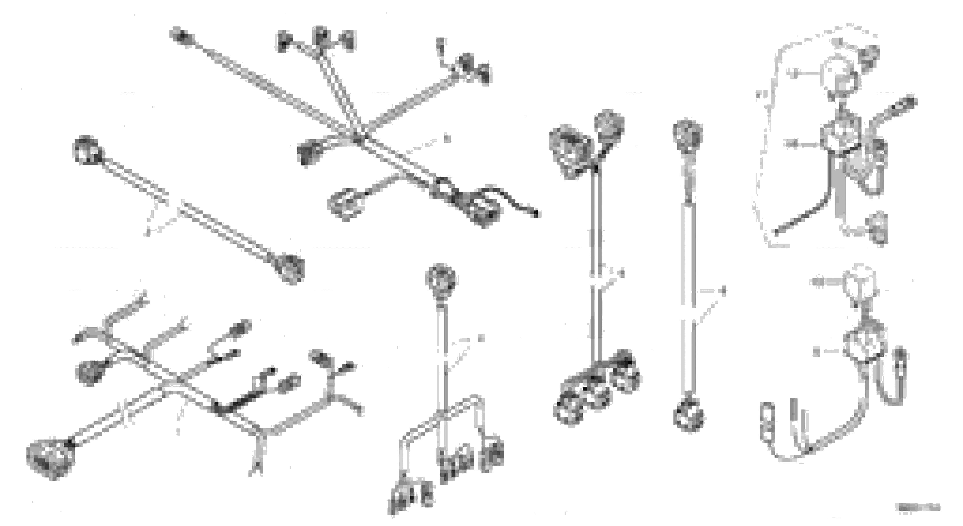 Схема запчастей Volvo L32B TYPE 184 - 6764 Electric wires - Cabin 